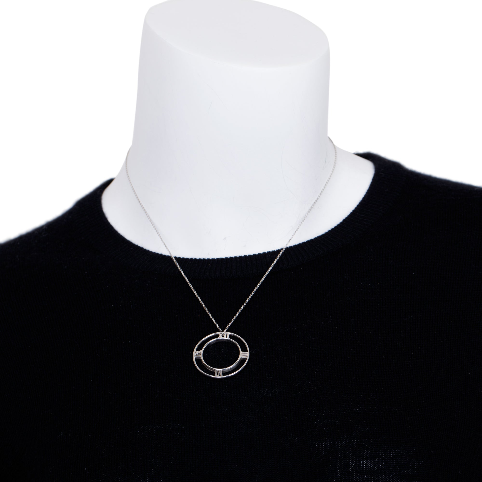 Tiffany & Co. Large Atlas Open Pendant Necklace