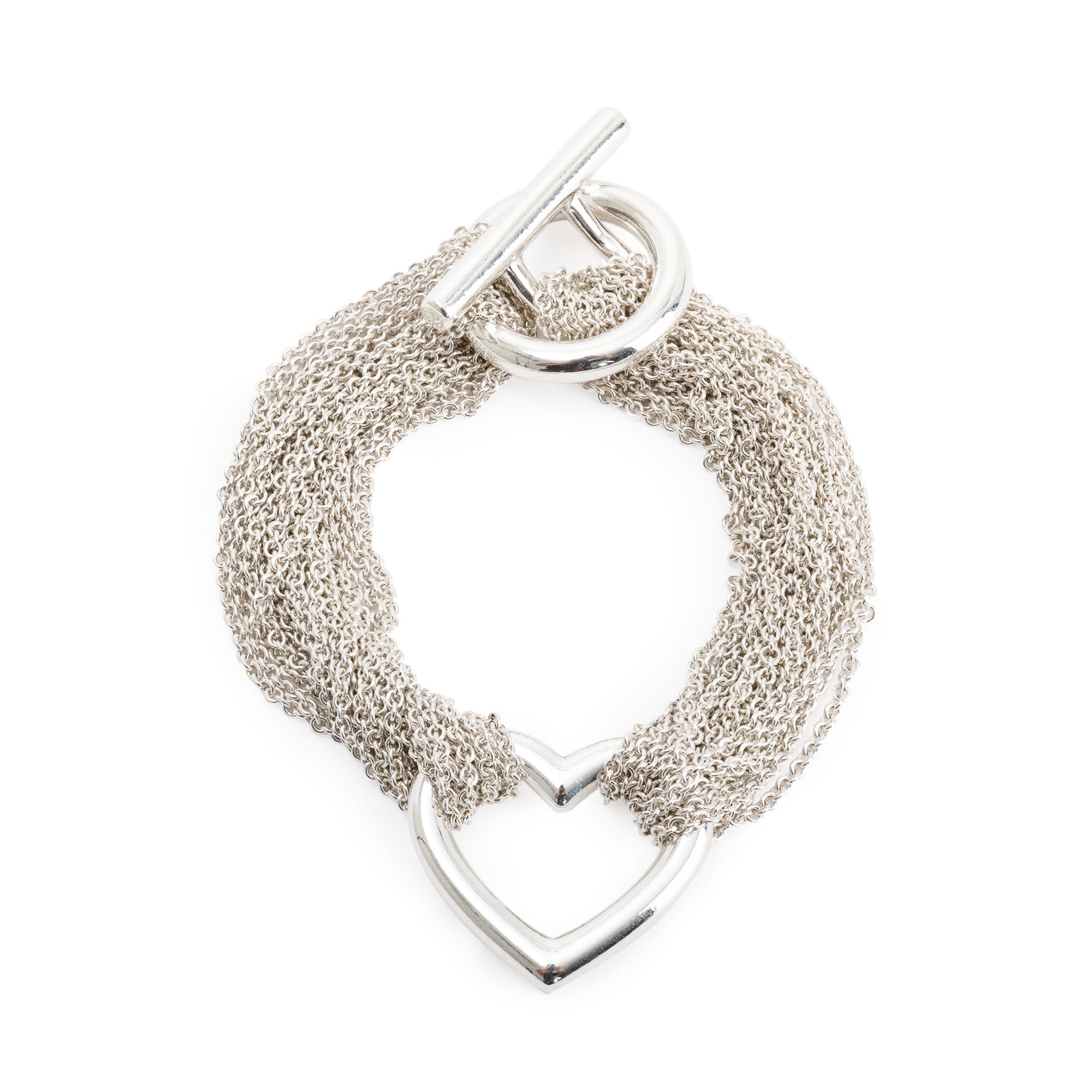 Tiffany & Co. Mesh Heart Bracelet