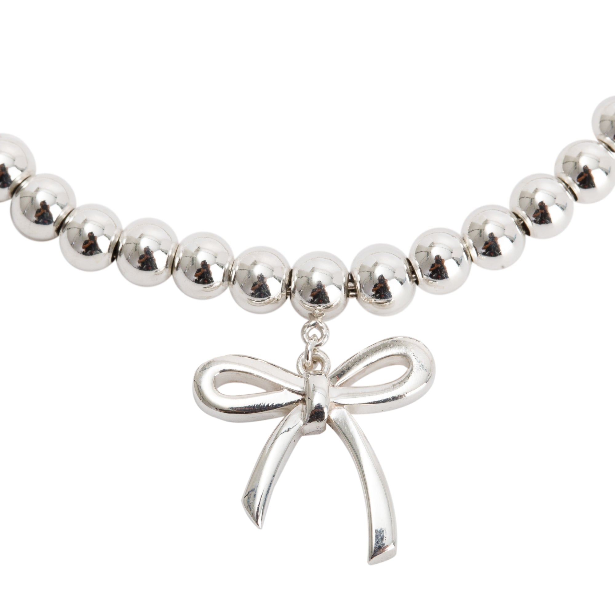Tiffany & Co. Mini Bow 4 MM Bead Bracelet