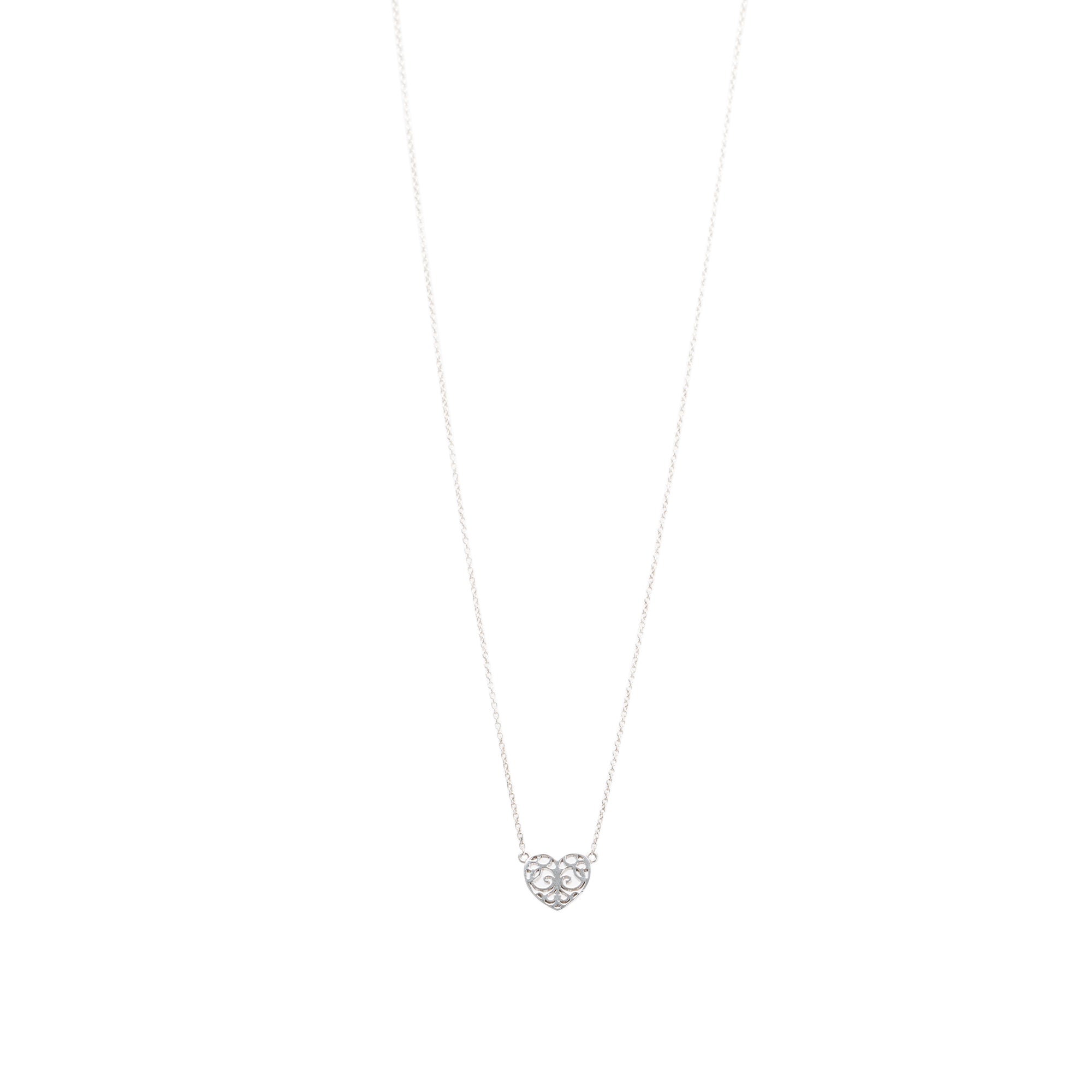 Tiffany & Co. Mini Enchant Heart Pendant Necklace
