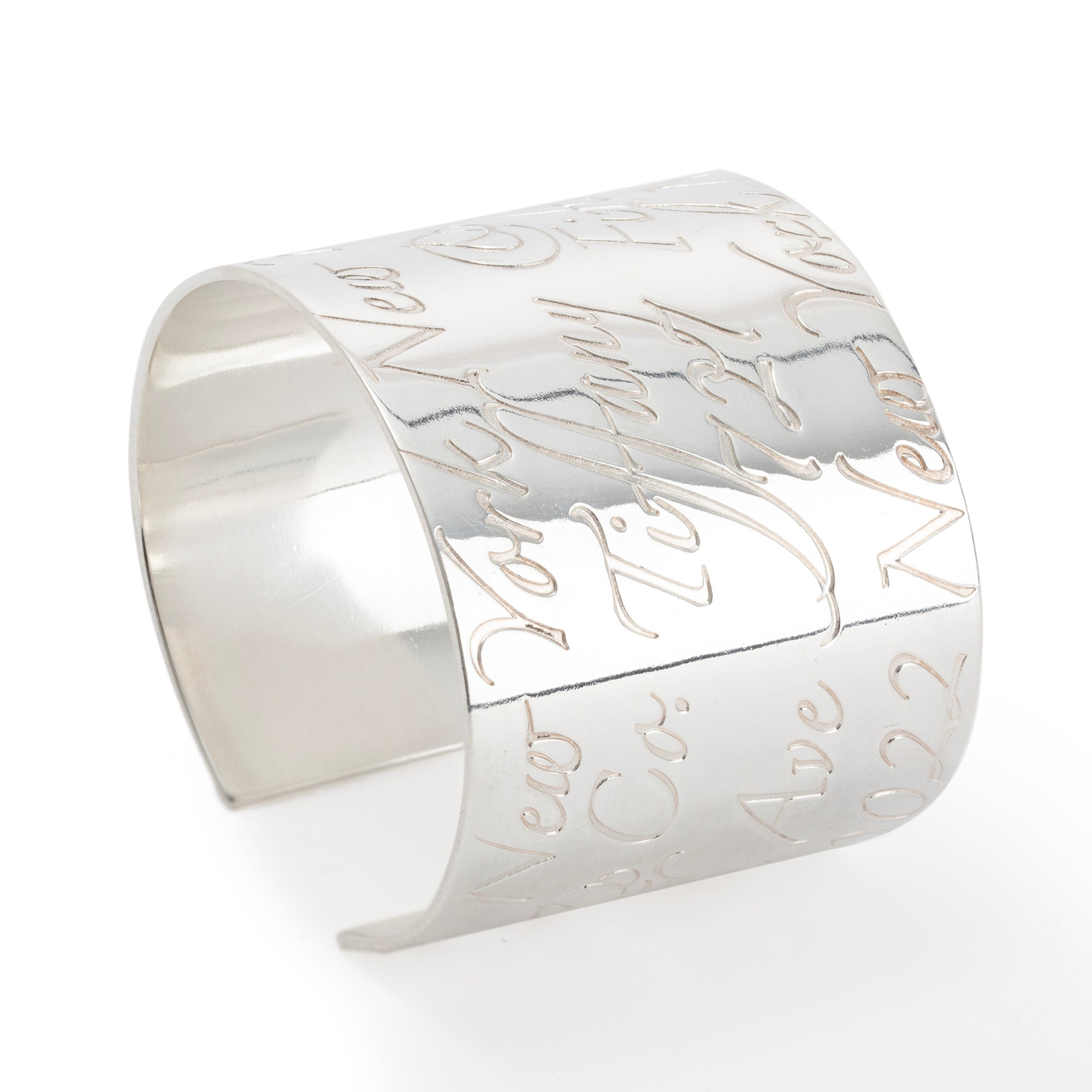 Tiffany & Co. Notes Wide Cuff Bracelet