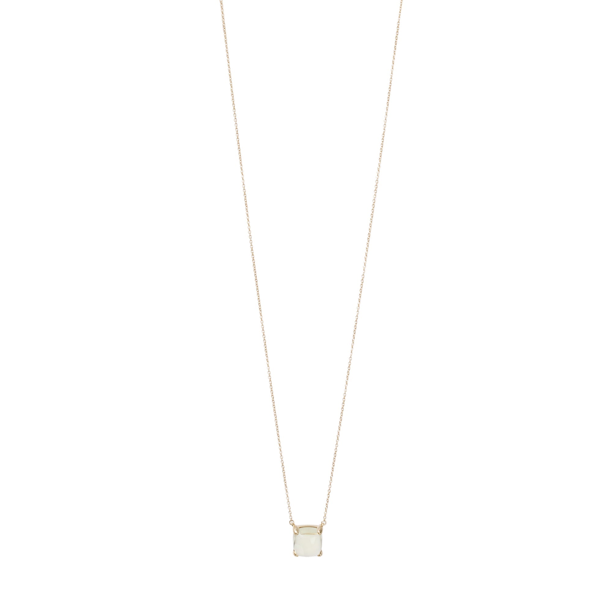 Tiffany & Co. Paloma Picasso 18k Yellow Gold Lemon Quartz Sugar Stacks Pendant Necklace