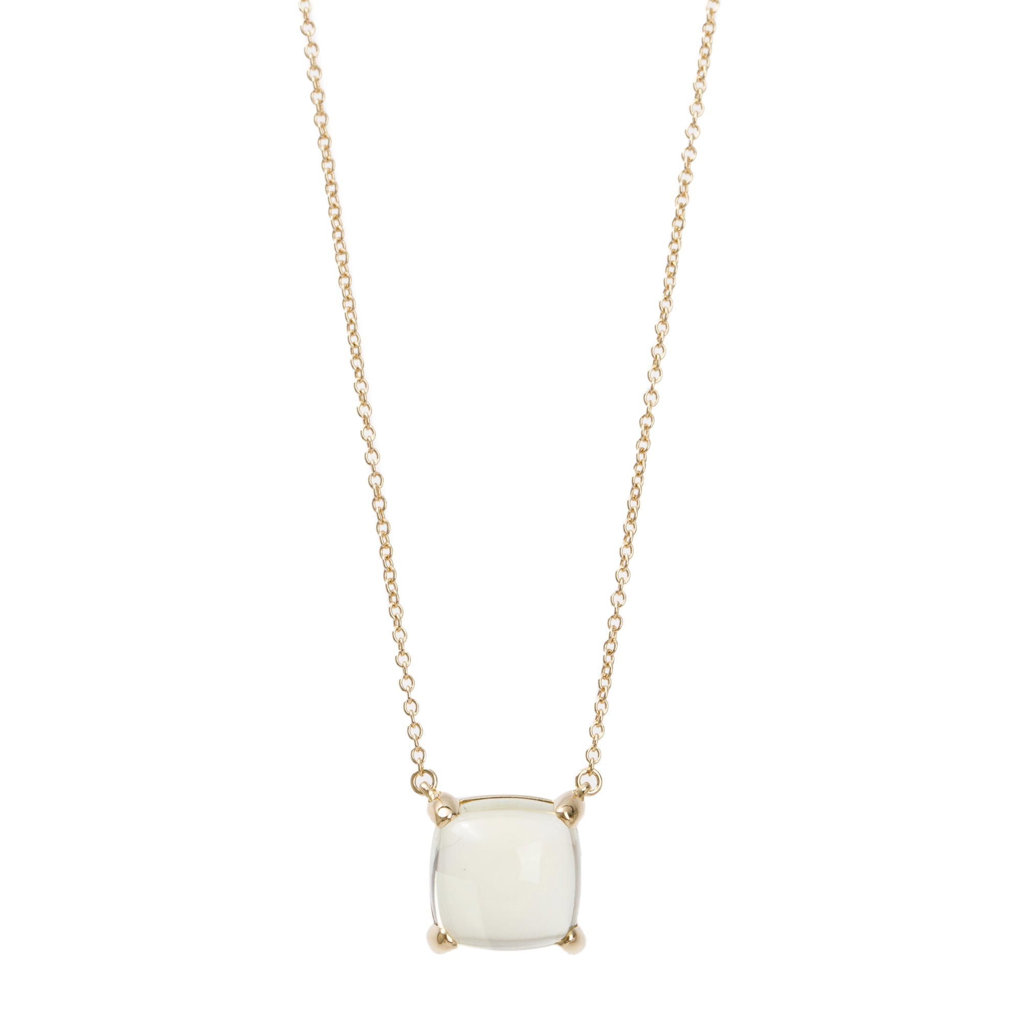 Tiffany & Co. Paloma Picasso 18k Yellow Gold Lemon Quartz Sugar Stacks Pendant Necklace