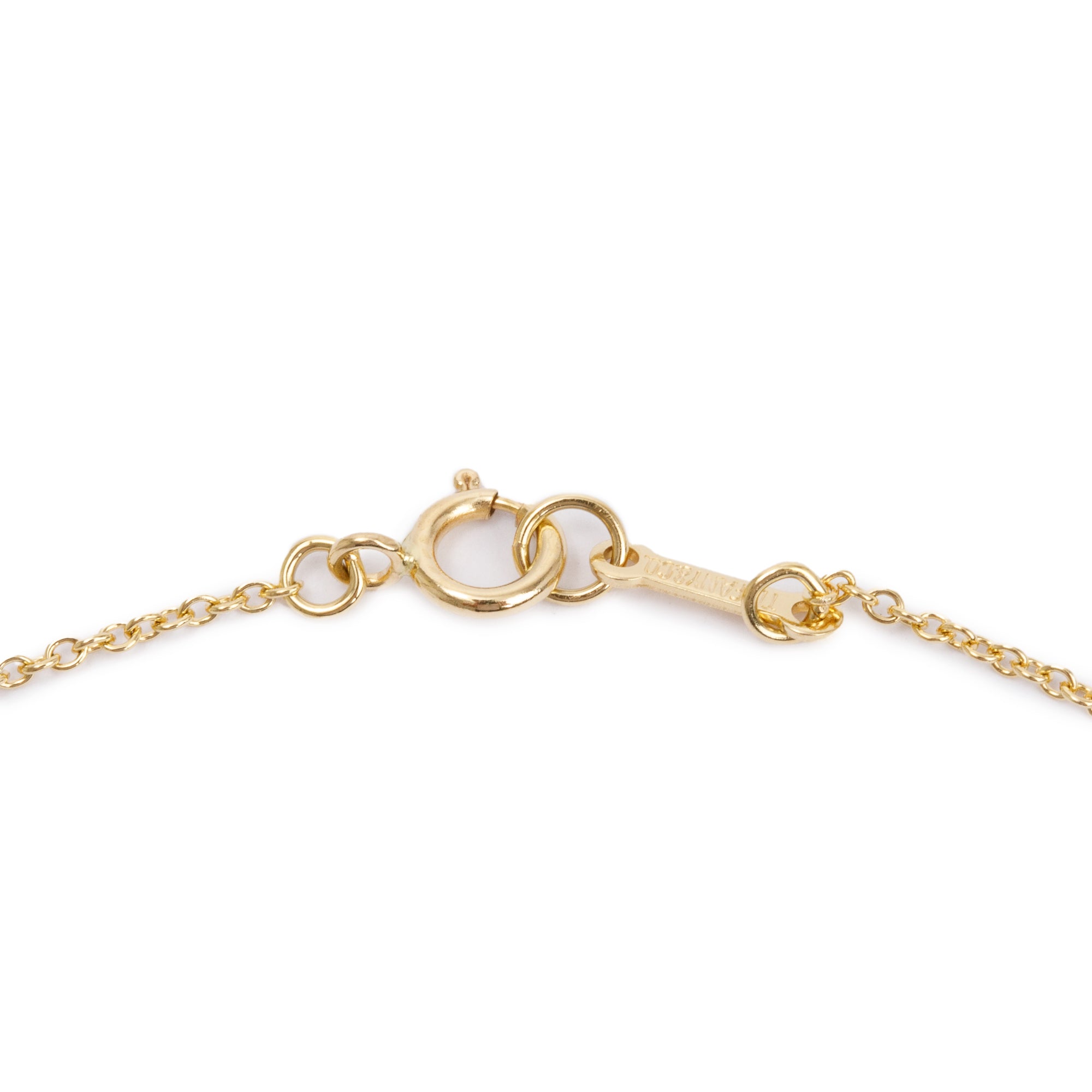 Tiffany & Co. Paloma Picasso 18k Yellow Gold Mini Loving Heart Pendant Necklace