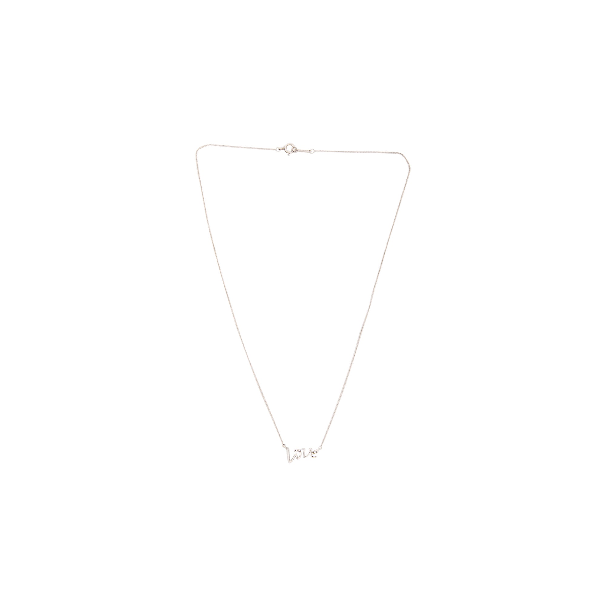 Tiffany & Co. Paloma Picasso Graffiti Love Pendant Necklace