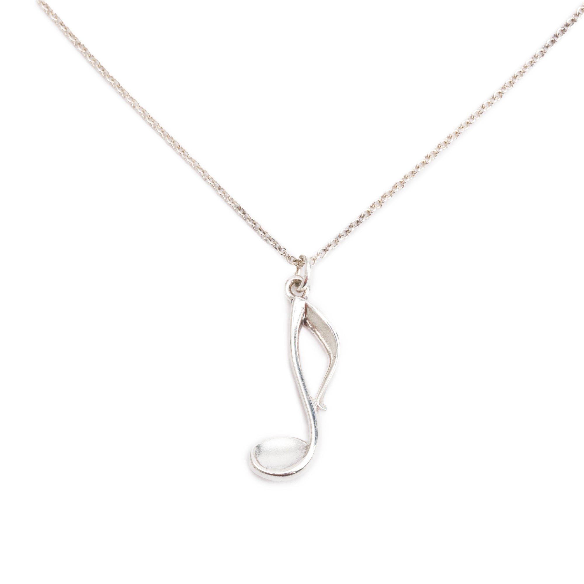 Tiffany & Co. Paloma Picasso Graffiti Music Note Pendant Necklace