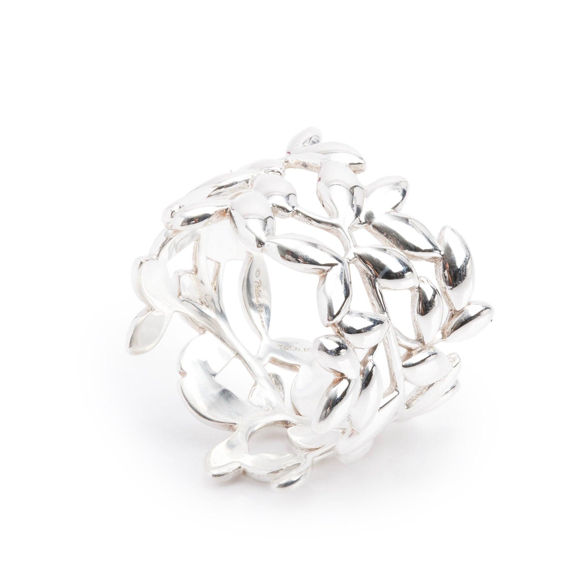 Tiffany & Co. Paloma Picasso Olive Leaf Band Ring, Size 7