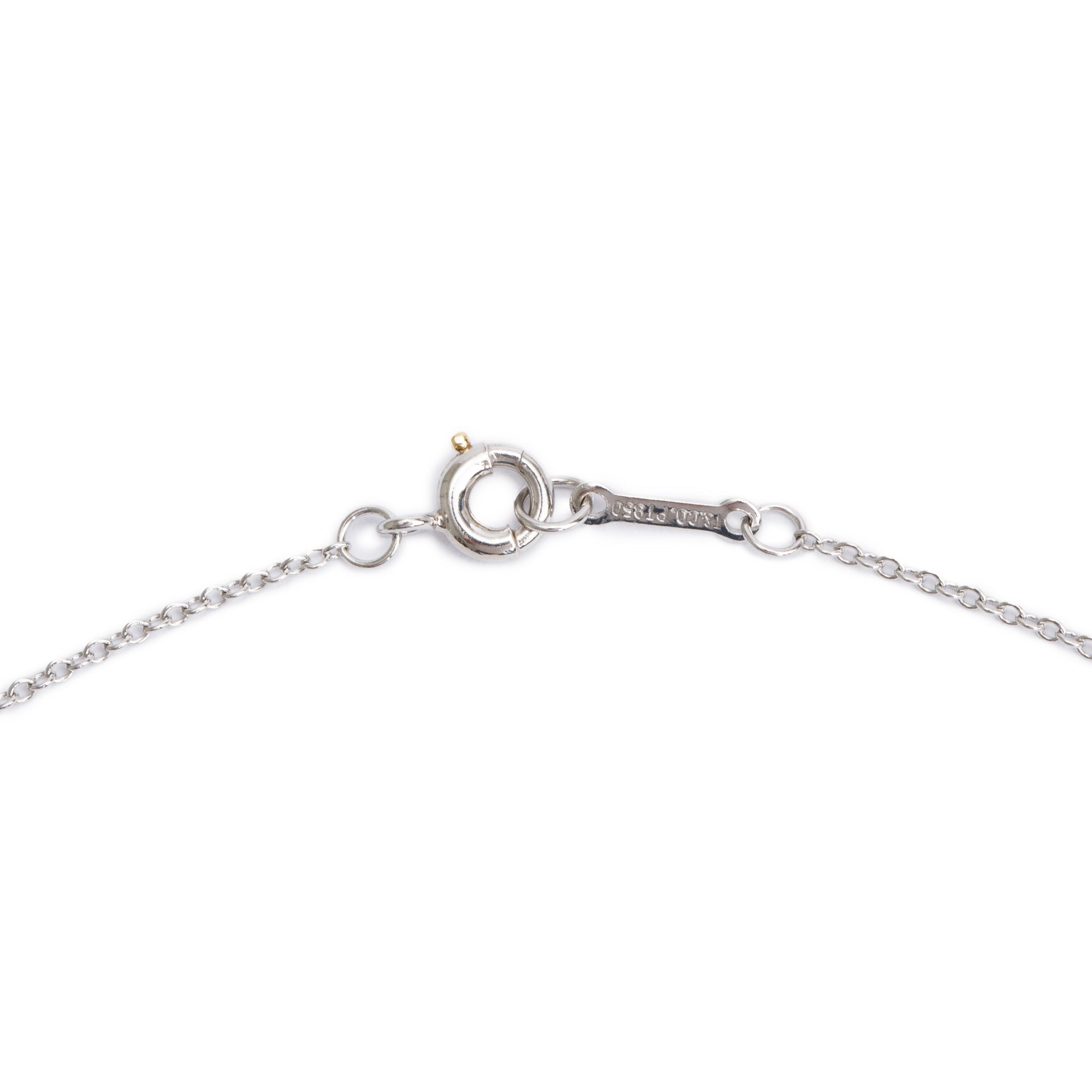 Tiffany & Co. Paloma Picasso Platinum Diamond Mini Loving Heart Pendant Necklace w/ Box