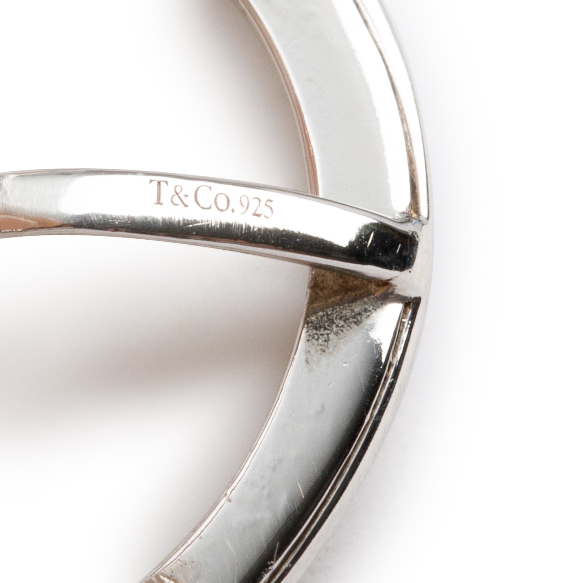 Tiffany & Co. Paloma Picasso Sterling Silver Chalcedony Zellige Ring, Size 5.25