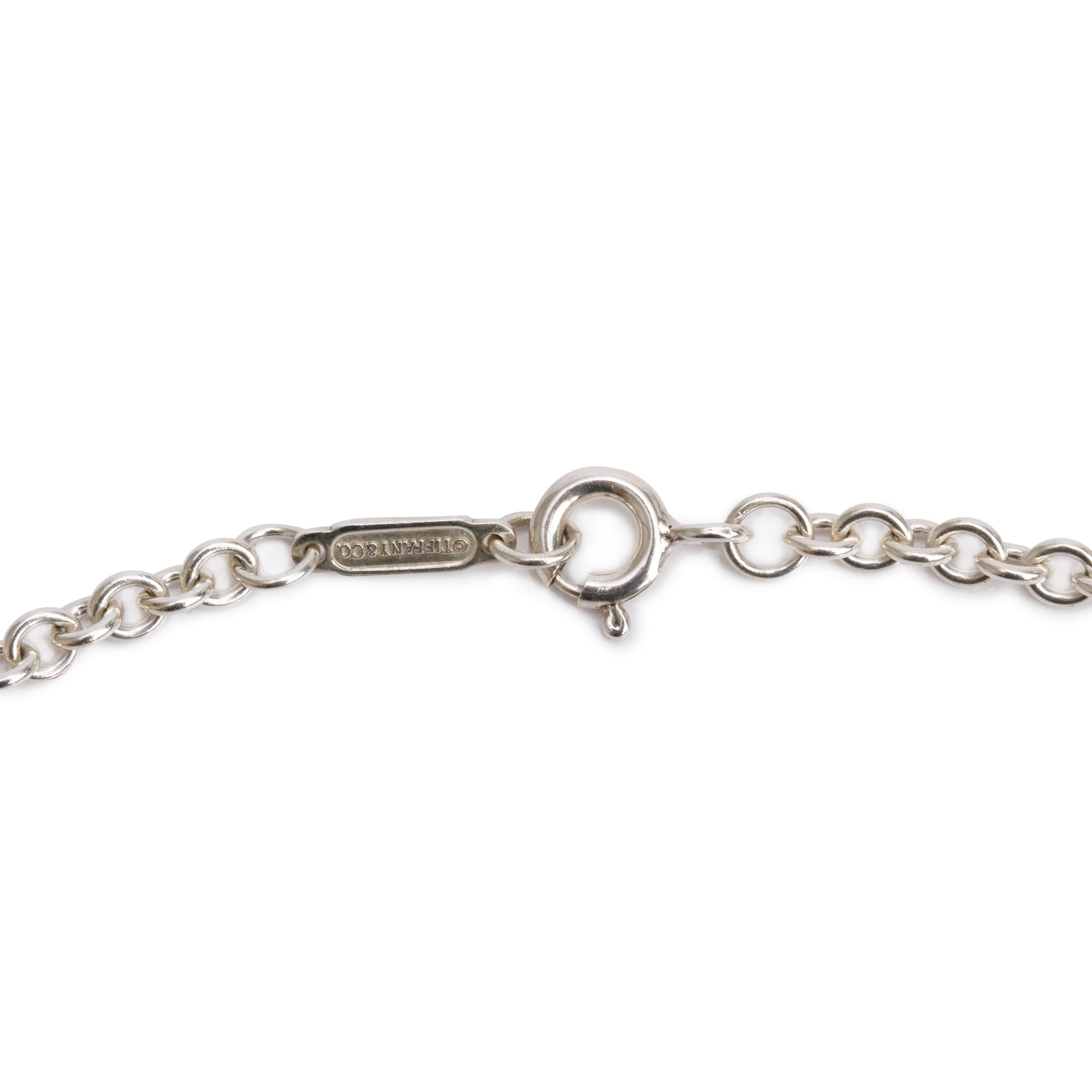 Tiffany & Co. Paloma Picasso Sterling Silver Love Circle Charm Necklace