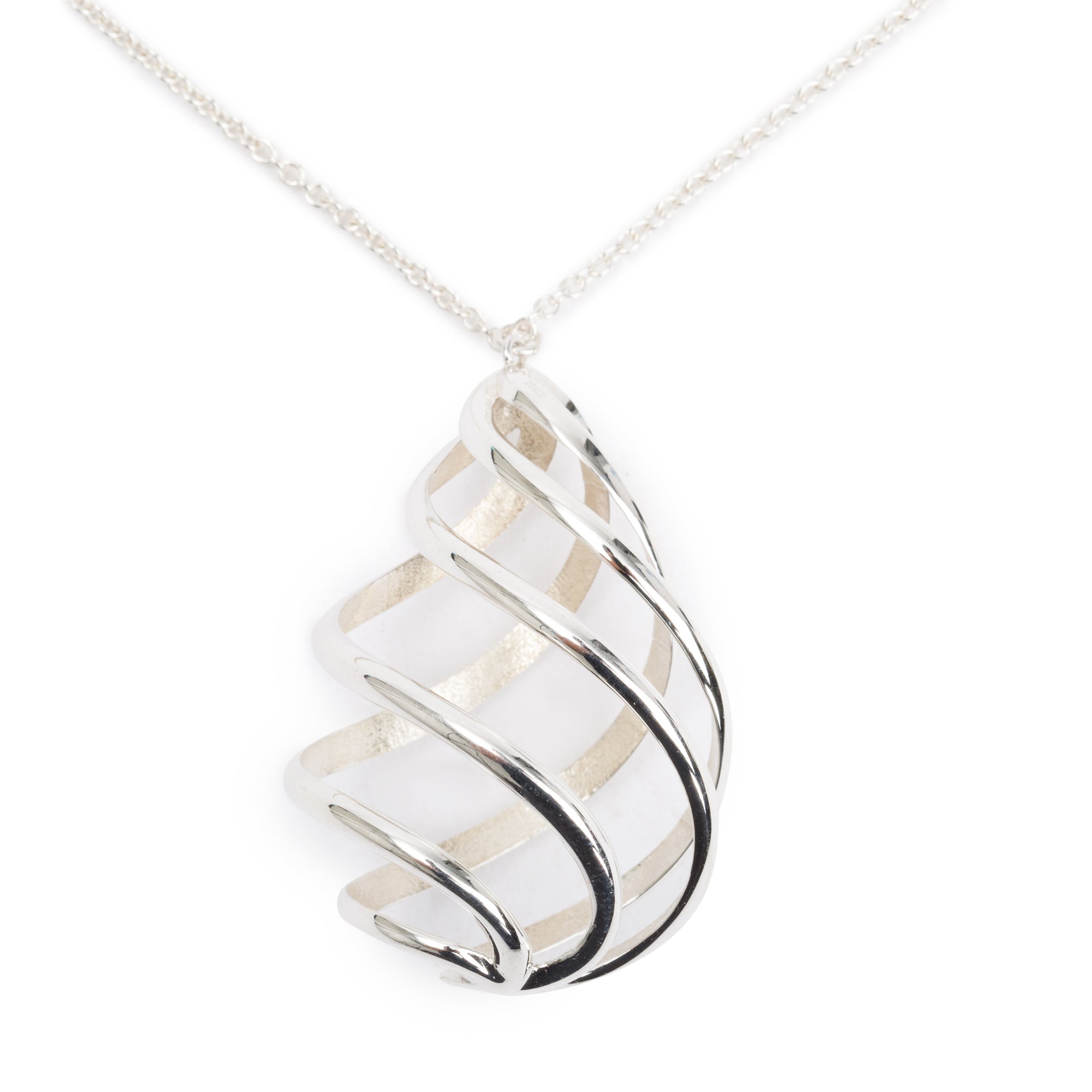 Tiffany & Co. Paloma Picasso Sterling Silver Venezia Luce Pendant Necklace