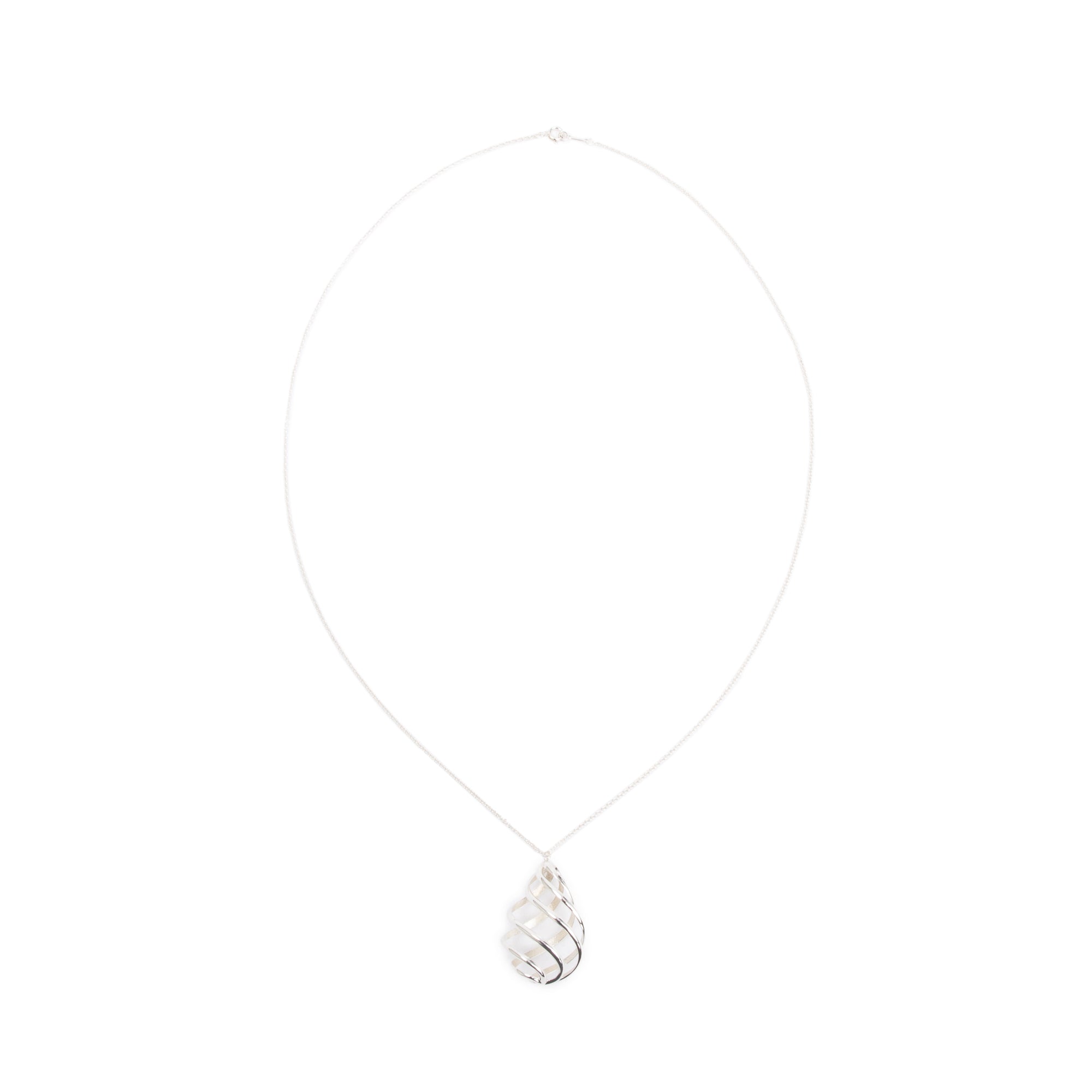 Tiffany & Co. Paloma Picasso Sterling Silver Venezia Luce Pendant Necklace
