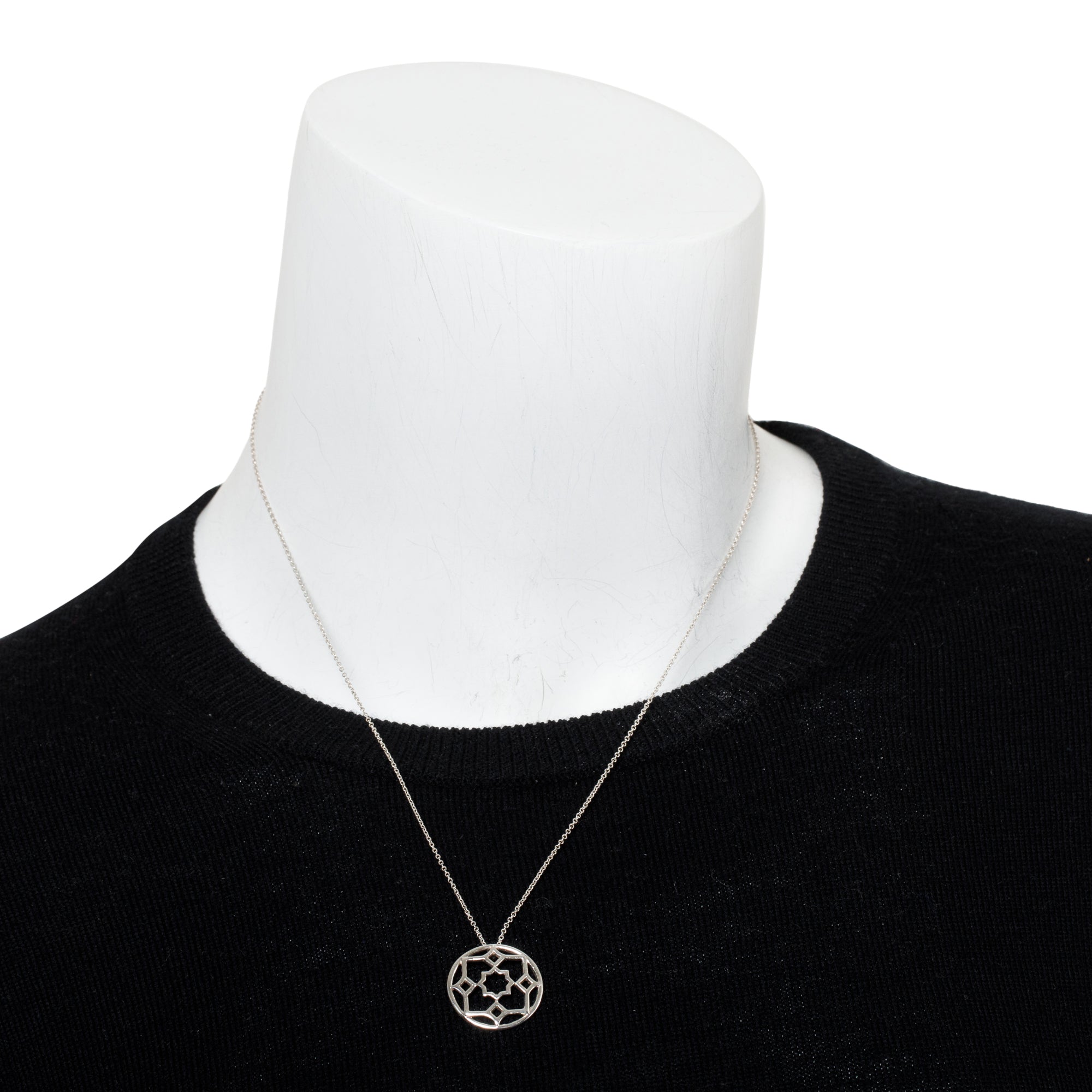 Tiffany & Co. Paloma Picasso Sterling Silver Zellige Pendant Necklace