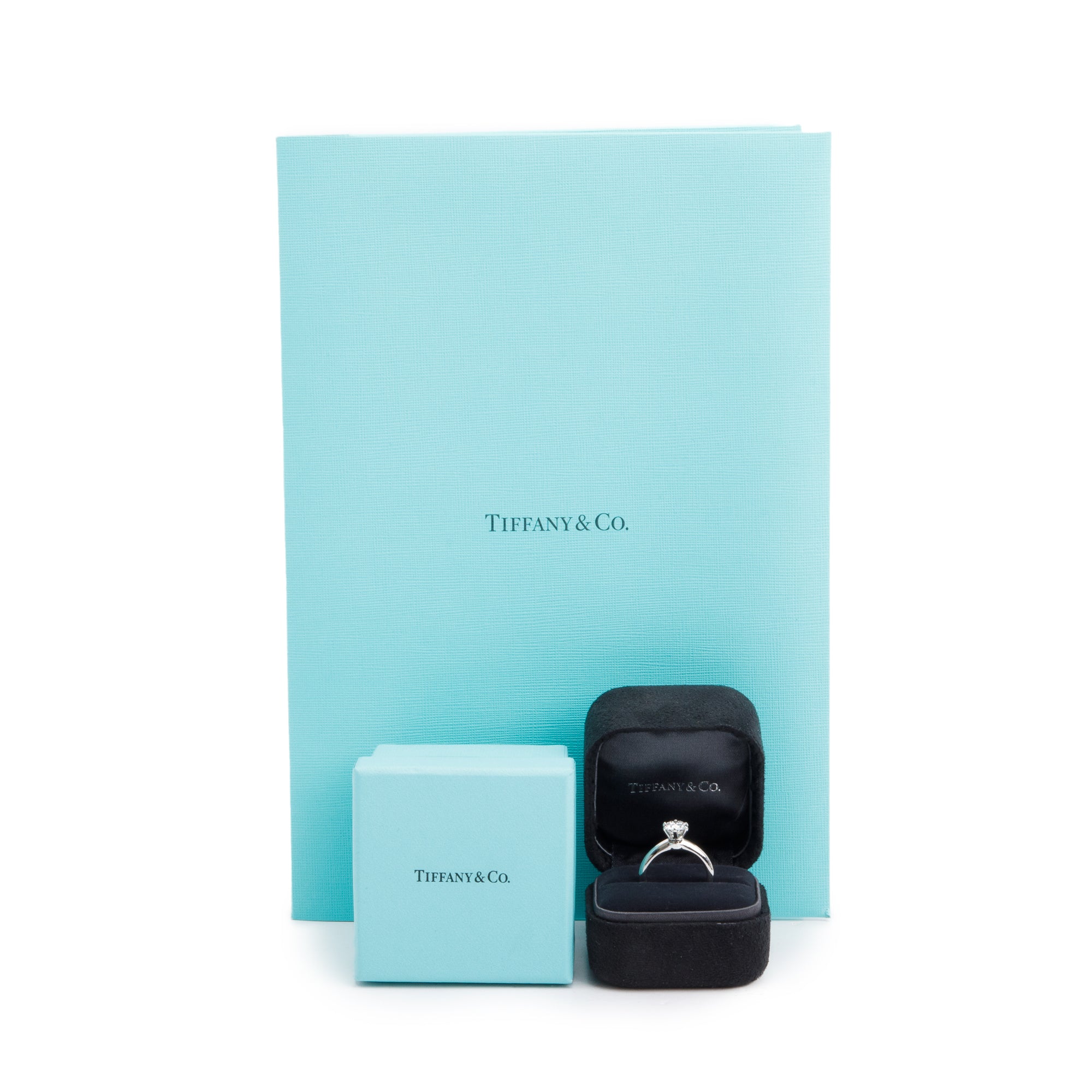 Tiffany & Co. Platinum 1.18 ct. Diamond Solitaire Engagement Ring, Size 6 w/ Box & Papers