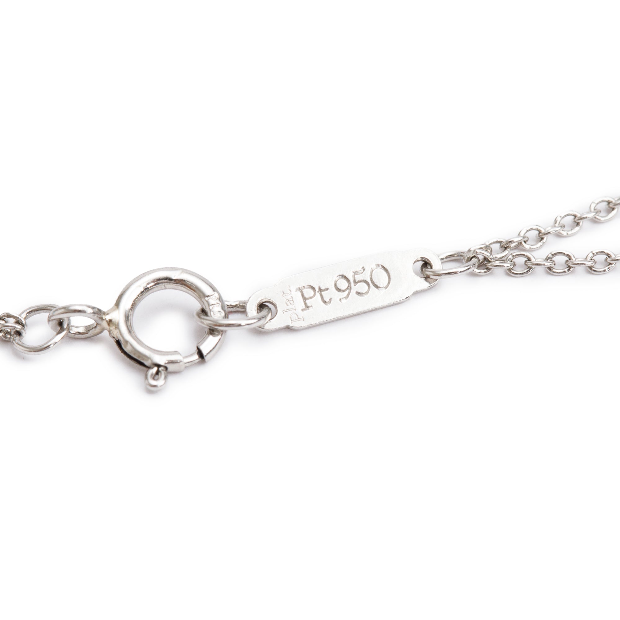 Tiffany & Co. Platinum Solitaire Diamond Bracelet w/ Box