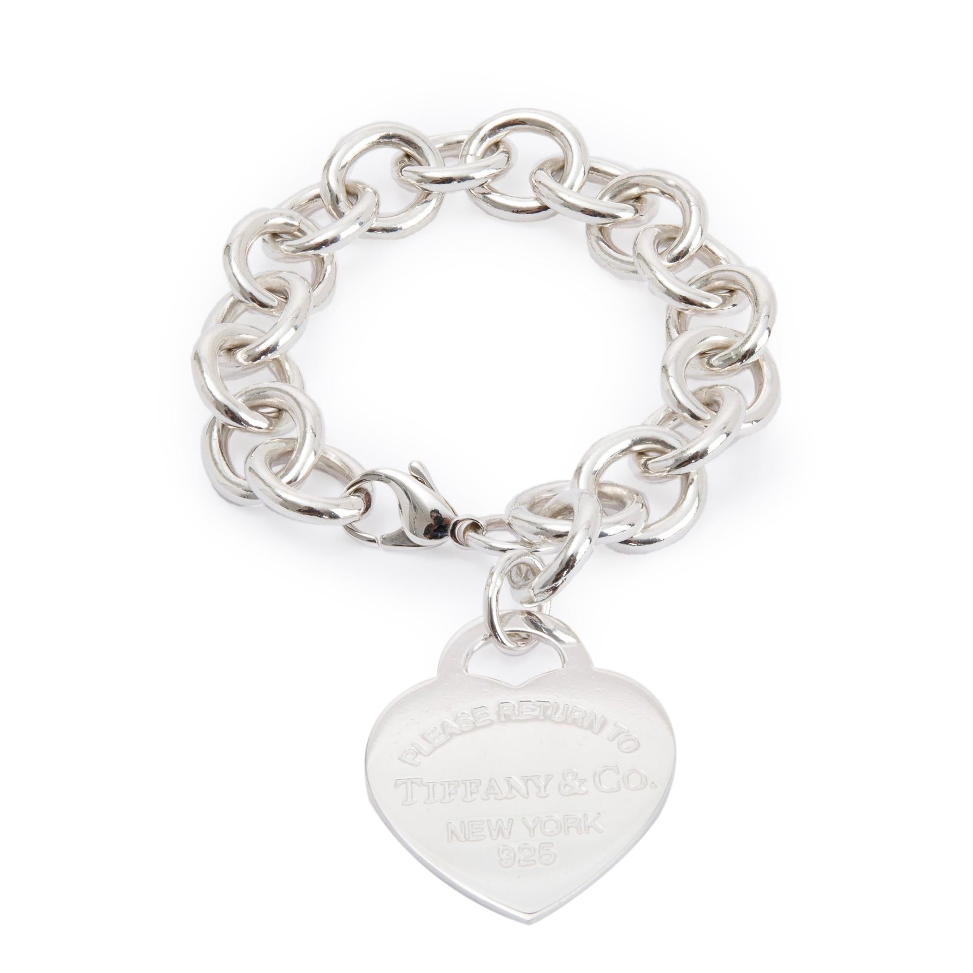 Tiffany & Co. Return to Tiffany Extra Large Heart Tag Charm Bracelet