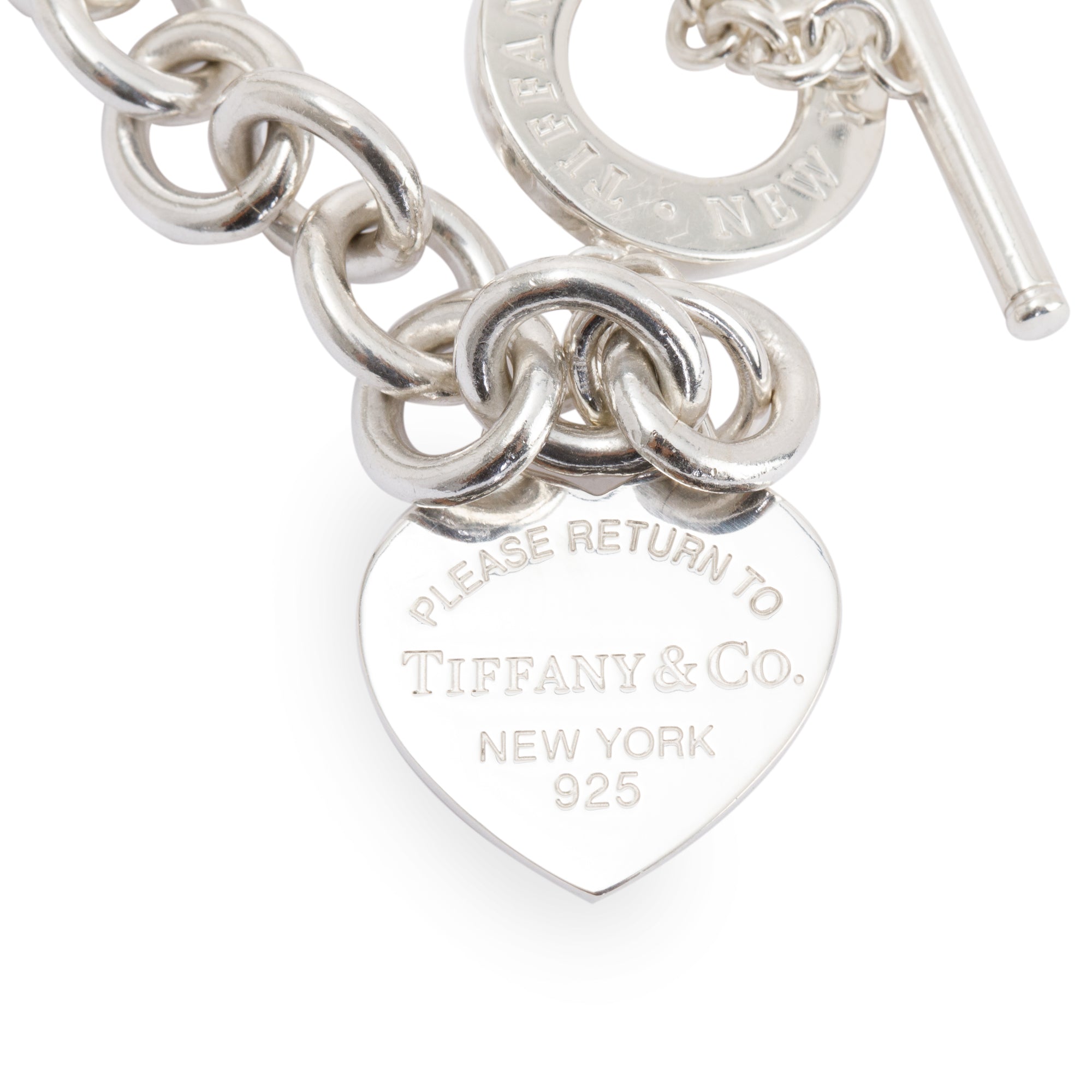 Tiffany & Co. Return to Tiffany Heart Tag Charm Bracelet with