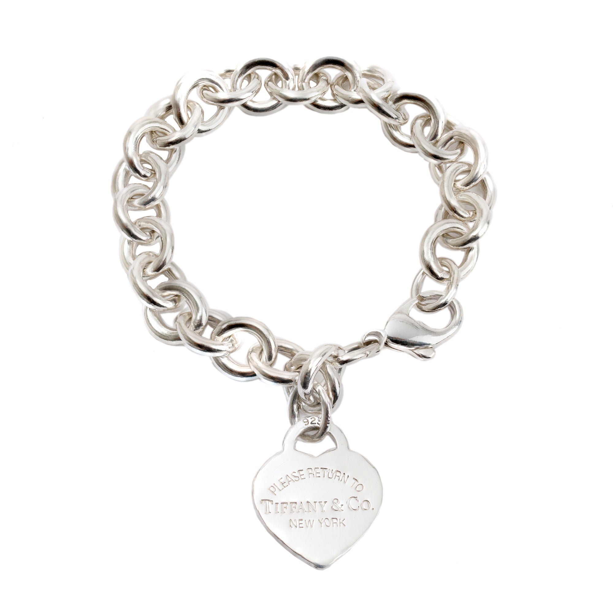 Tiffany & Co. Return to Tiffany Heart Tag Charm Bracelet