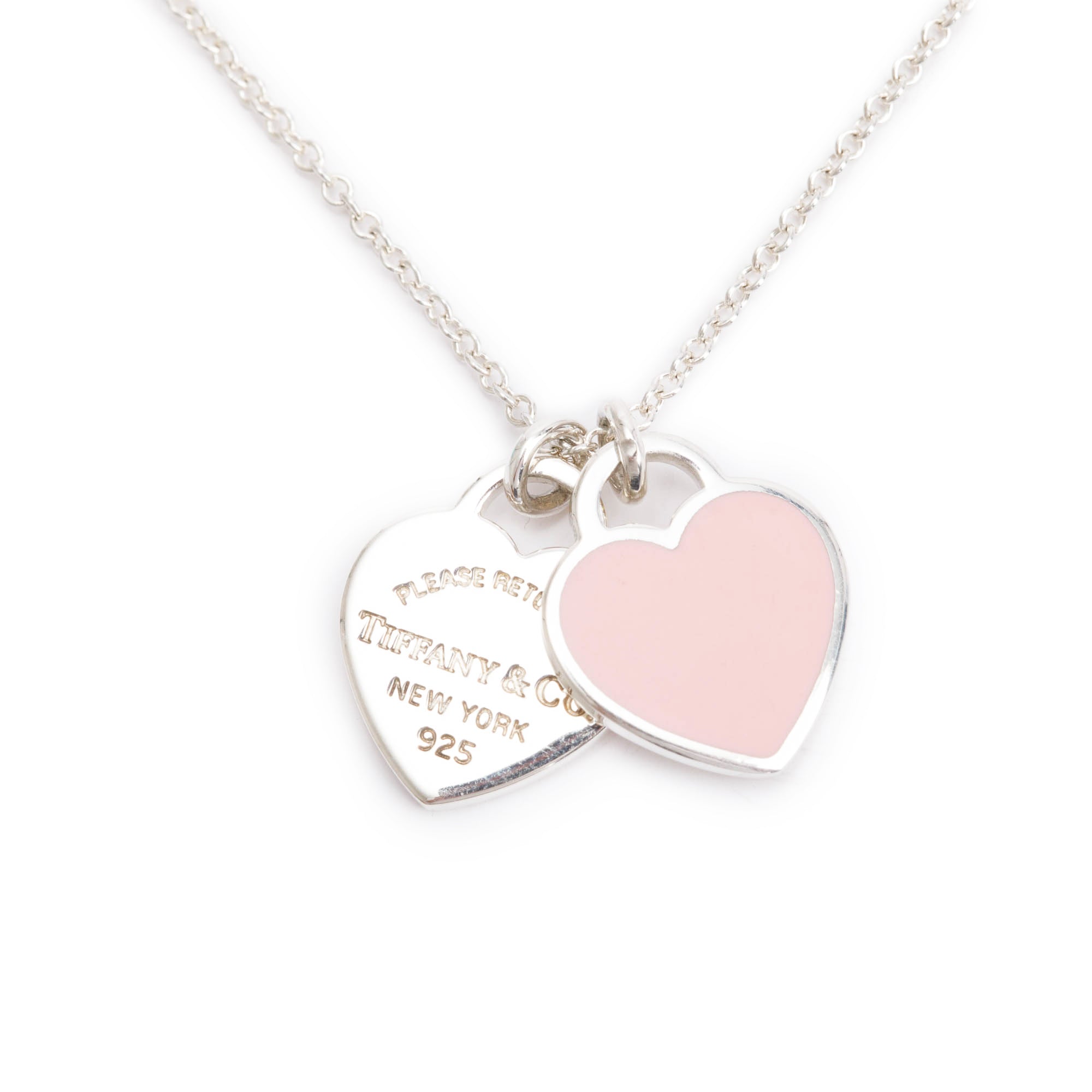 Tiffany Return to Tiffany Mini Double Heart Tag Pendant