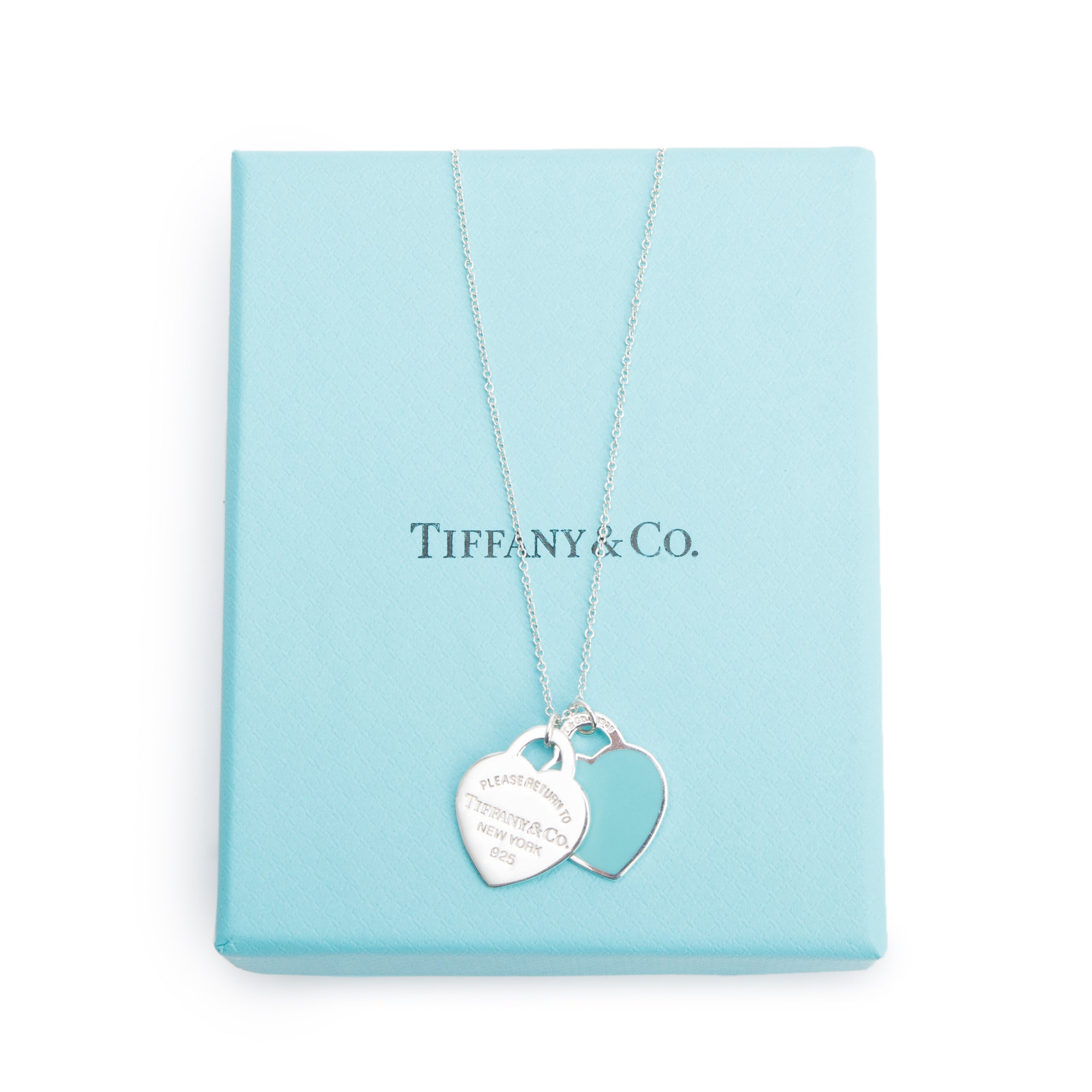 Tiffany & Co. Return to Tiffany Small Double Heart Tag Pendant