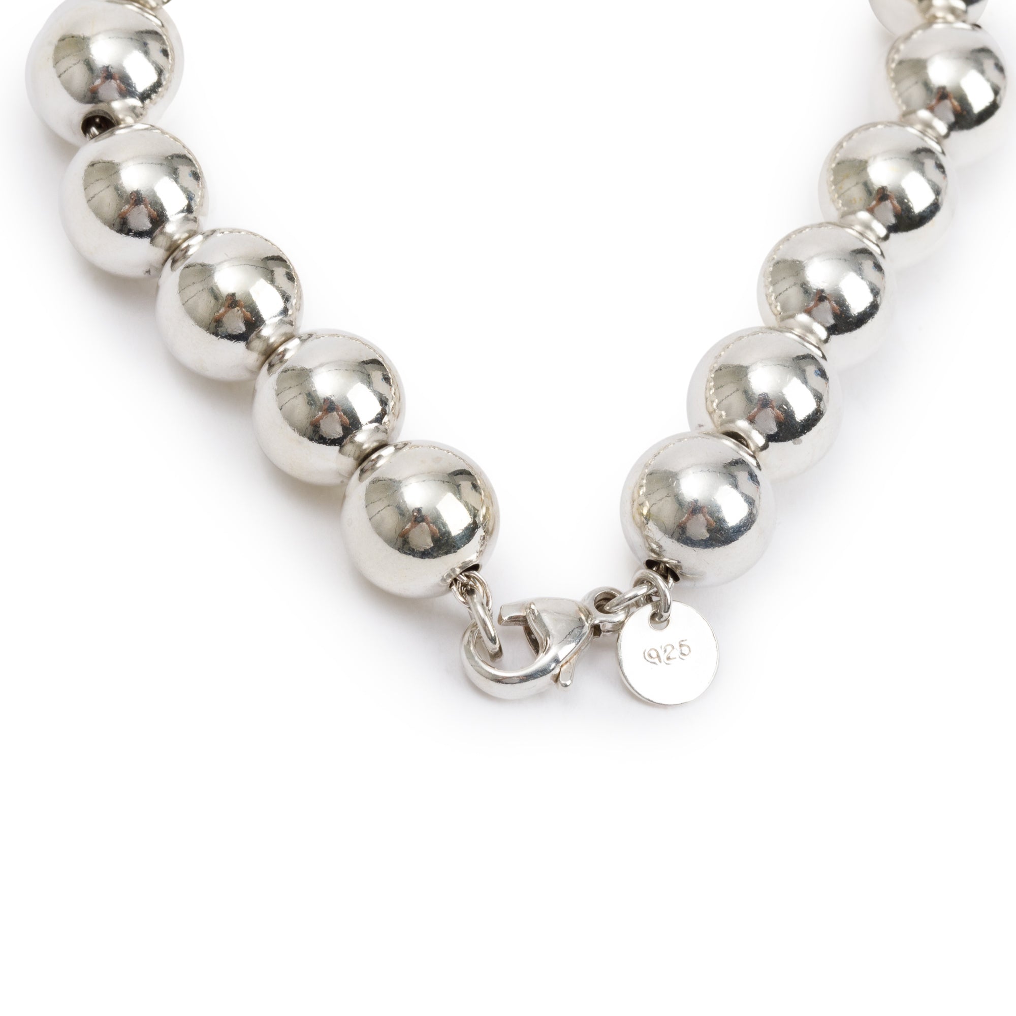 Tiffany & Co. Sterling Silver 10 MM HardWear Ball Bracelet