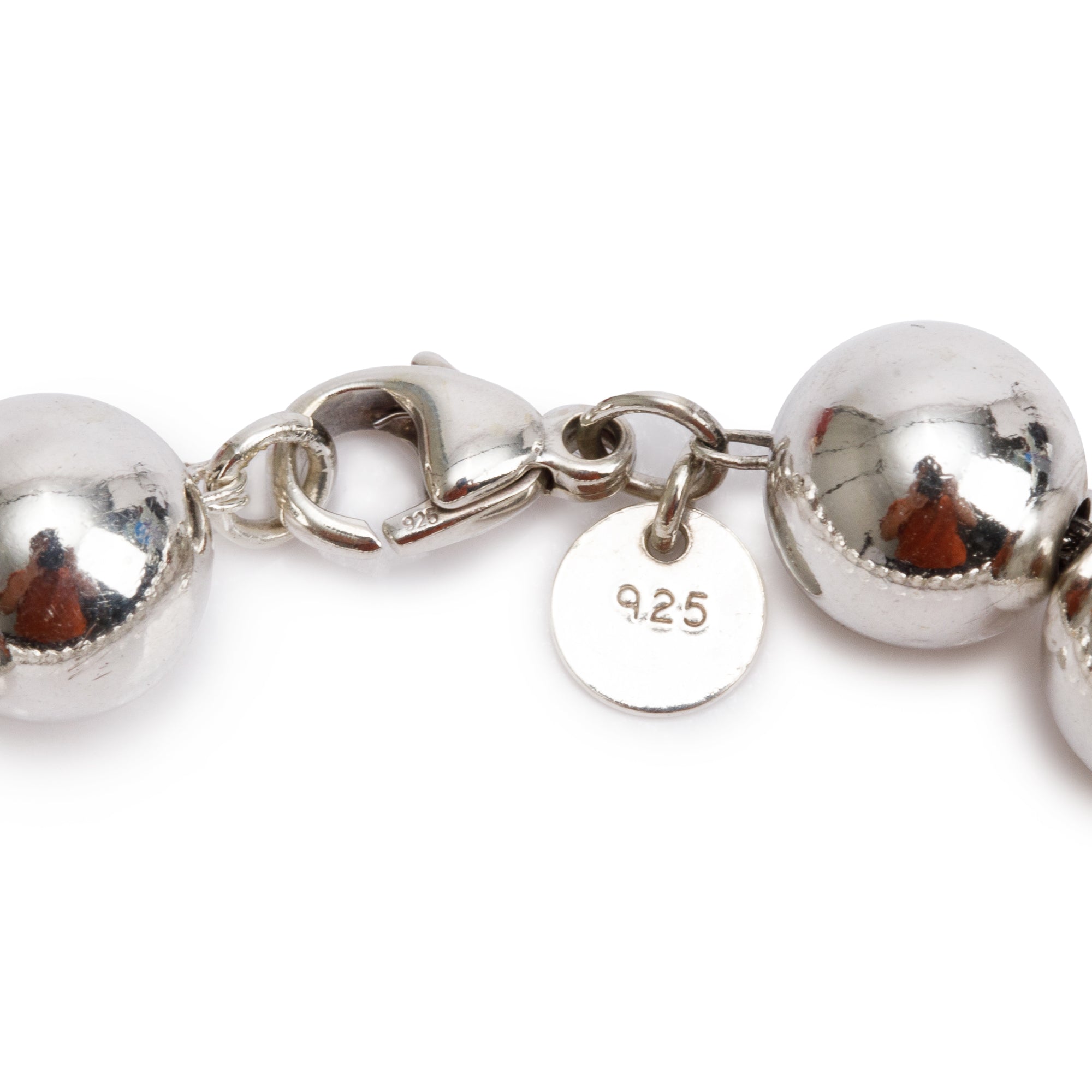 Tiffany & Co. Sterling Silver 10 MM HardWear Ball Bracelet