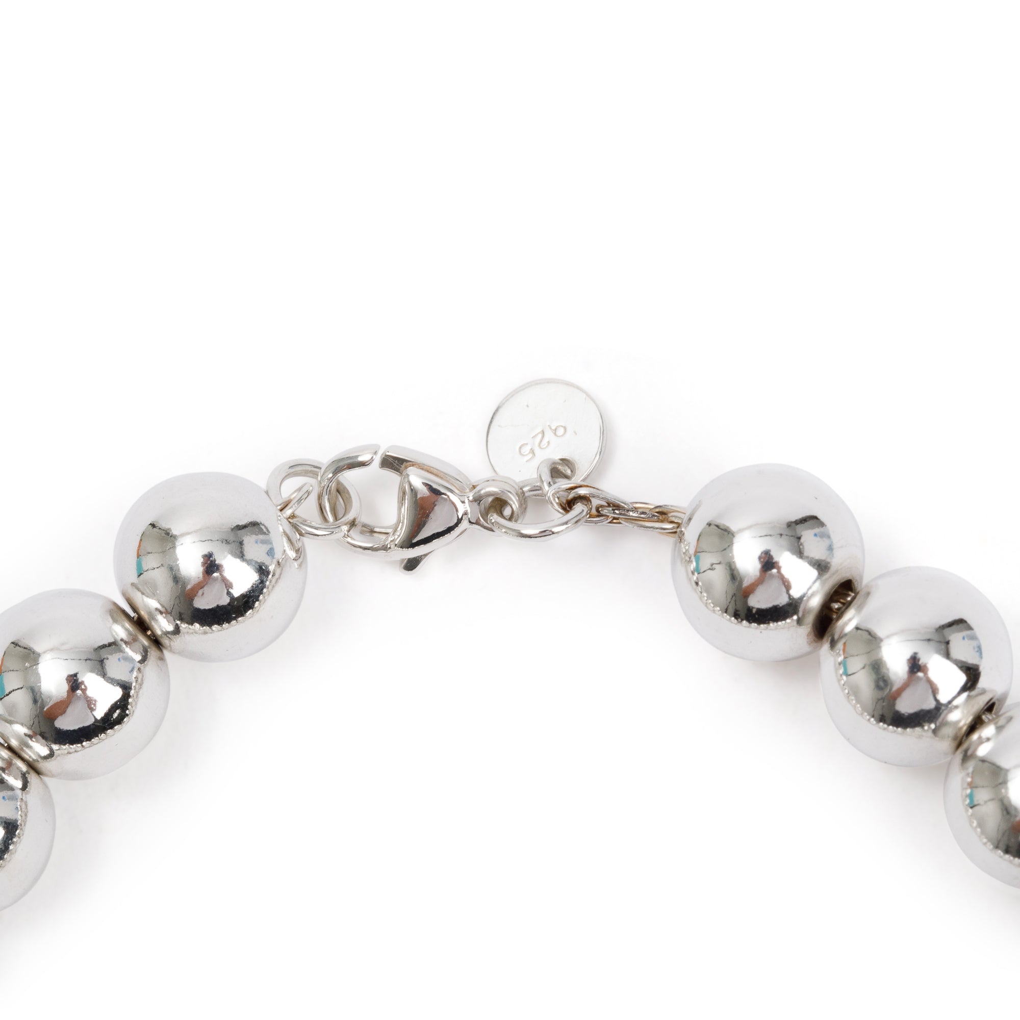 Tiffany & Co. Sterling Silver 10 MM HardWear Ball Bracelet