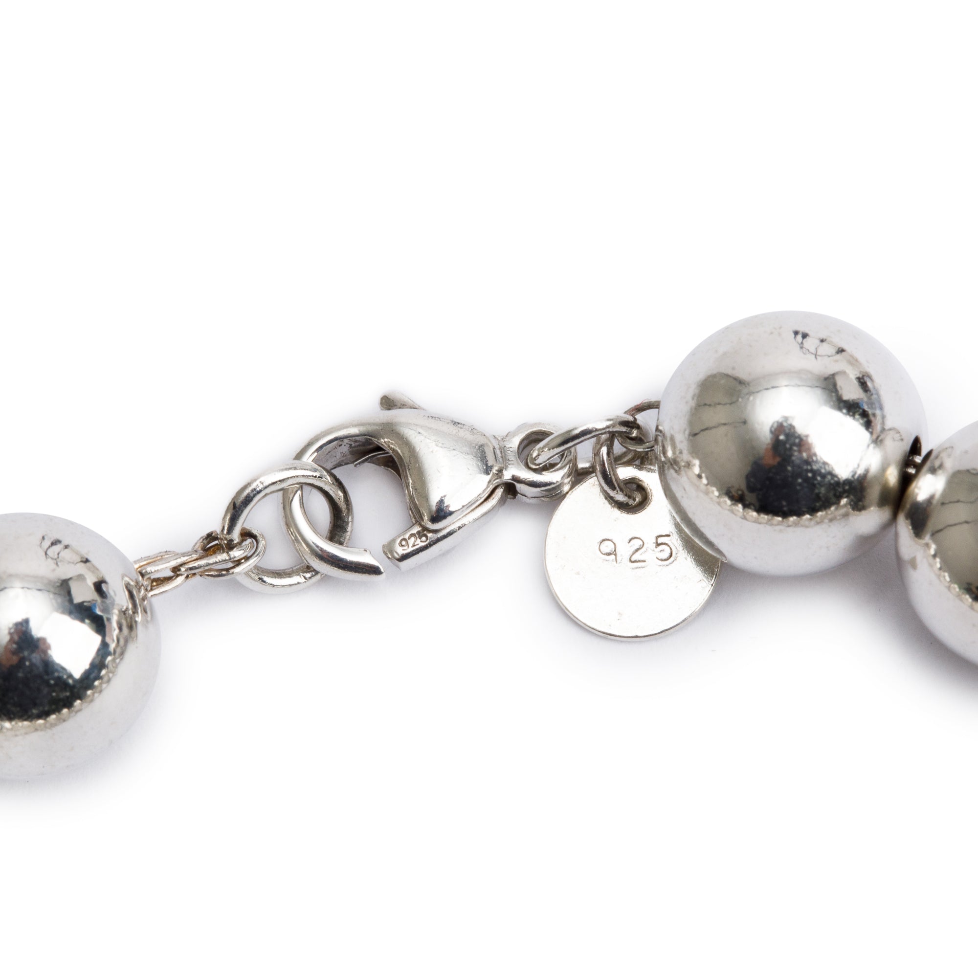Tiffany & Co. Sterling Silver 10 MM HardWear Ball Bracelet