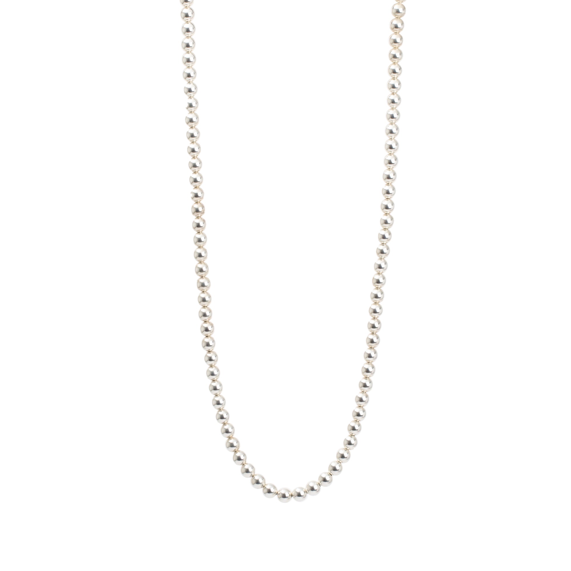 Tiffany & Co. Sterling Silver 10 MM HardWear Ball Necklace, 36.5"