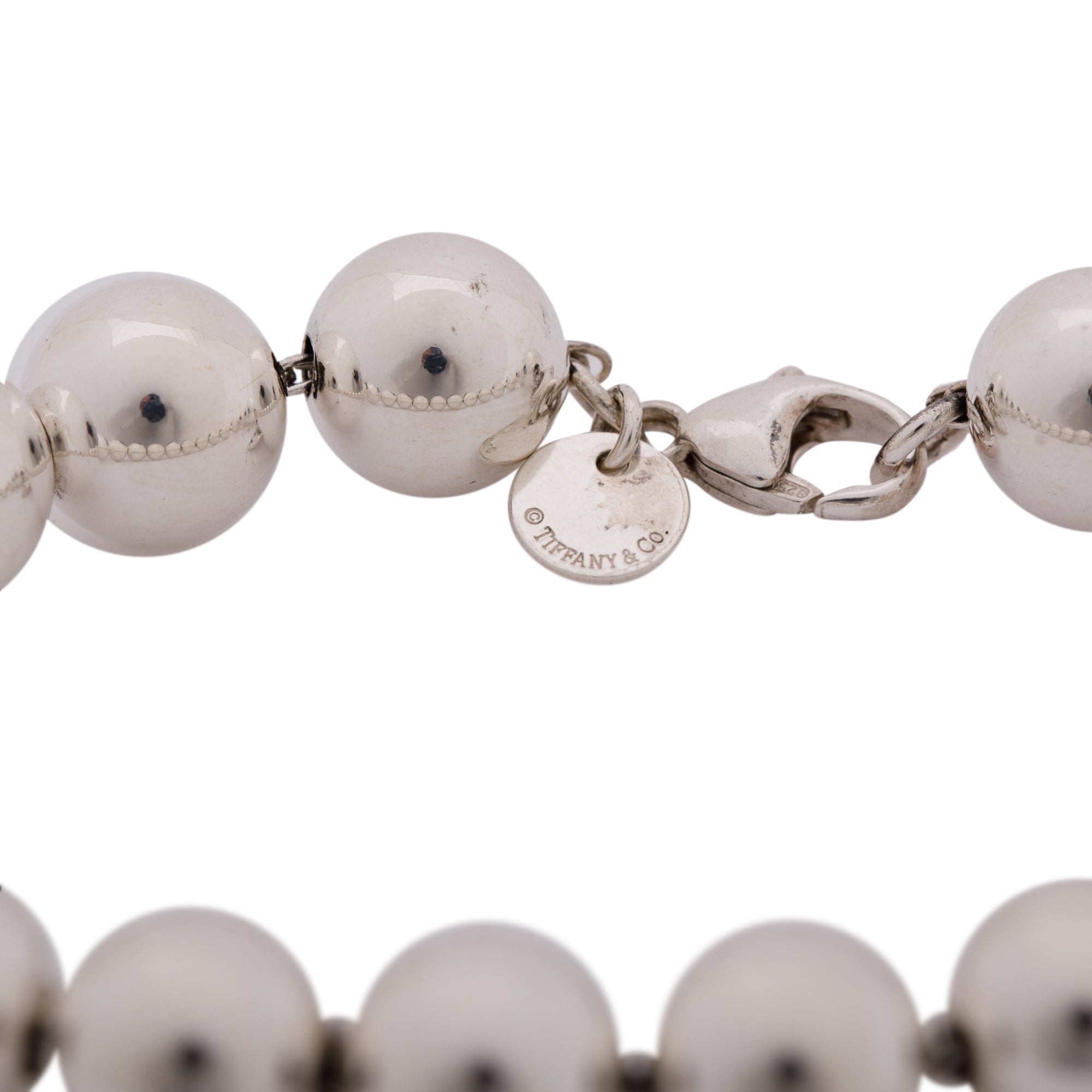 Tiffany & Co. Sterling Silver 10 mm HardWear Ball Bracelet