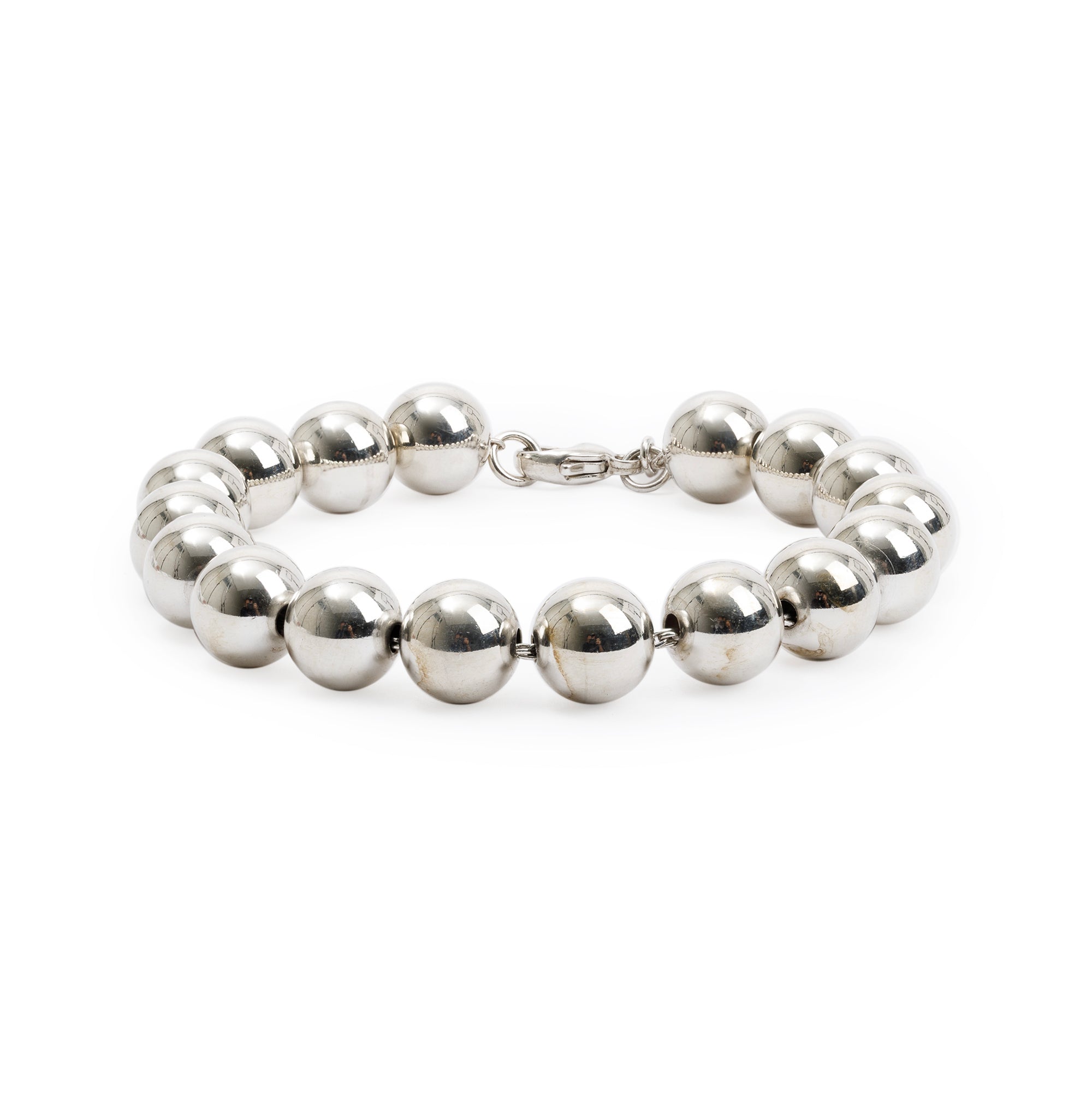 Tiffany & Co. Sterling Silver 10 mm HardWear Ball Bracelet