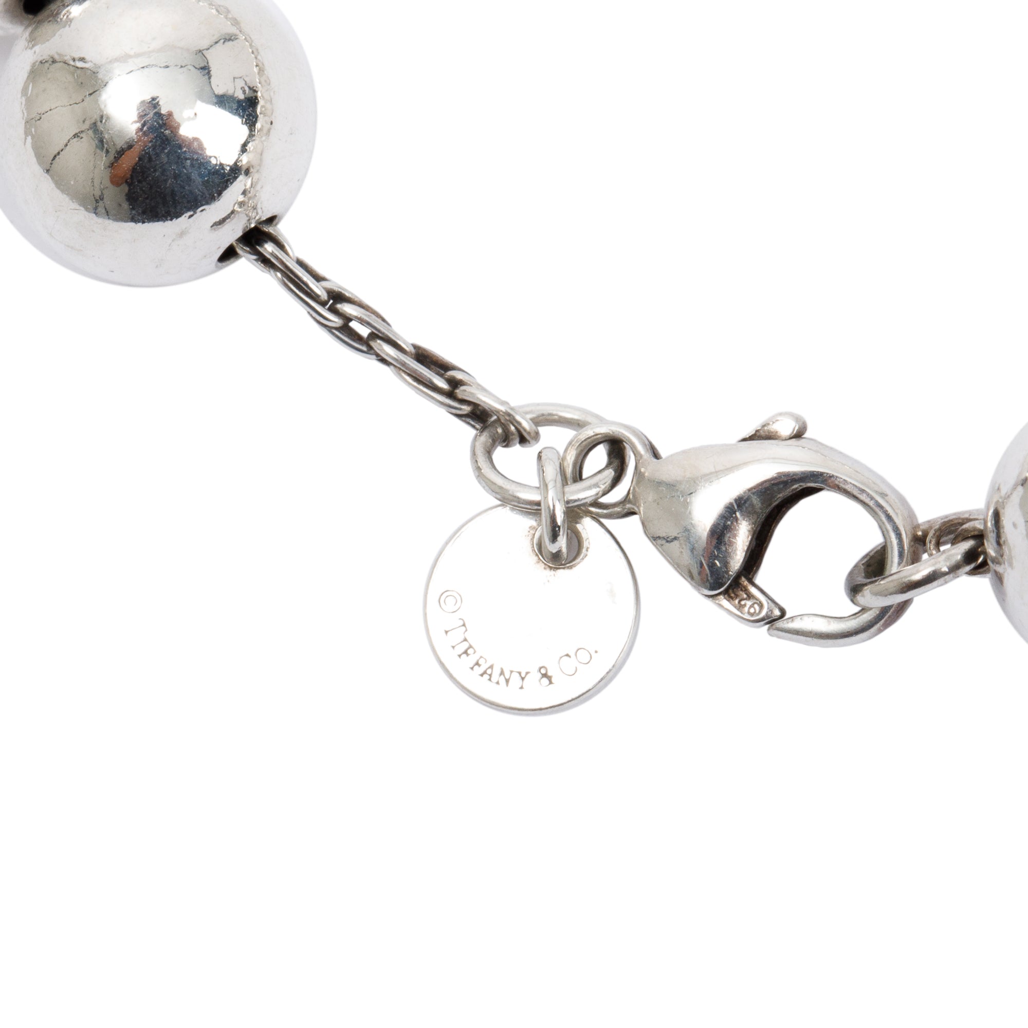 Tiffany & Co. Sterling Silver 10 mm HardWear Ball Bracelet