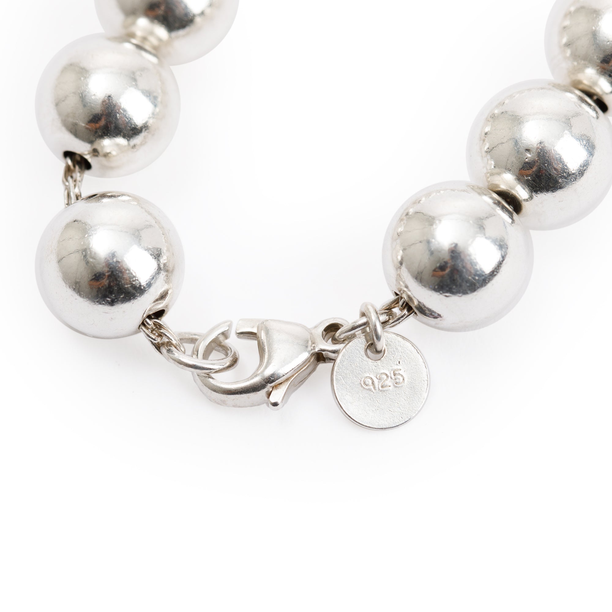 Tiffany & Co. Sterling Silver 10 mm HardWear Ball Bracelet