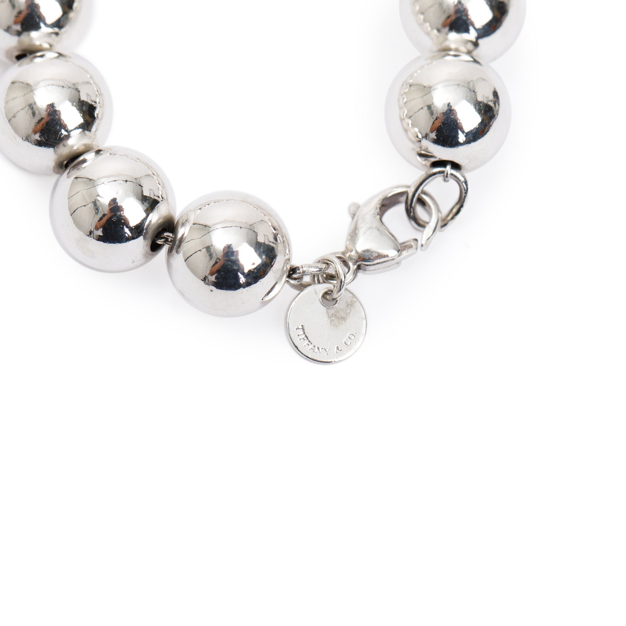 Tiffany & Co. Sterling Silver 10 mm HardWear Ball Bracelet