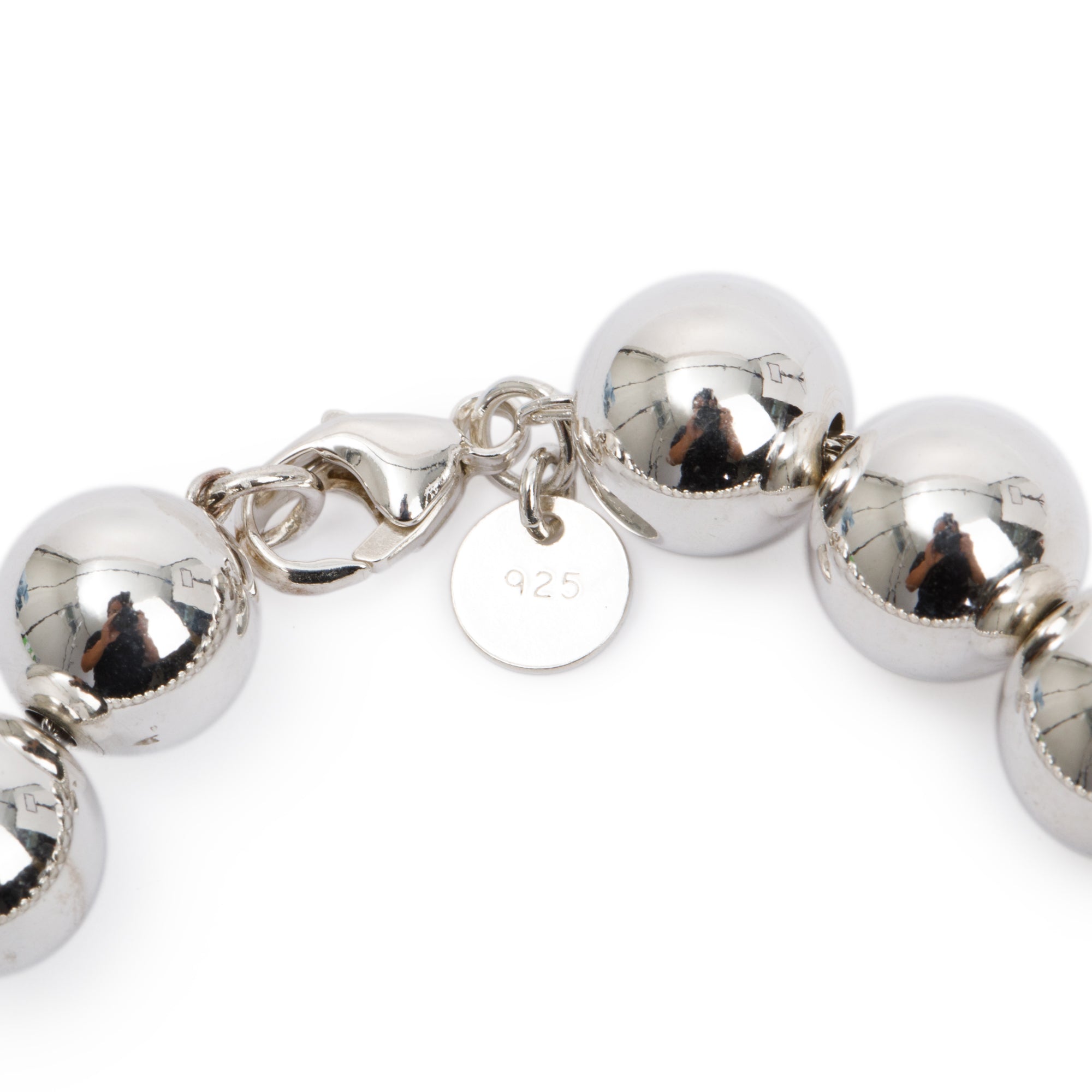 Tiffany & Co. Sterling Silver 10 mm HardWear Ball Bracelet
