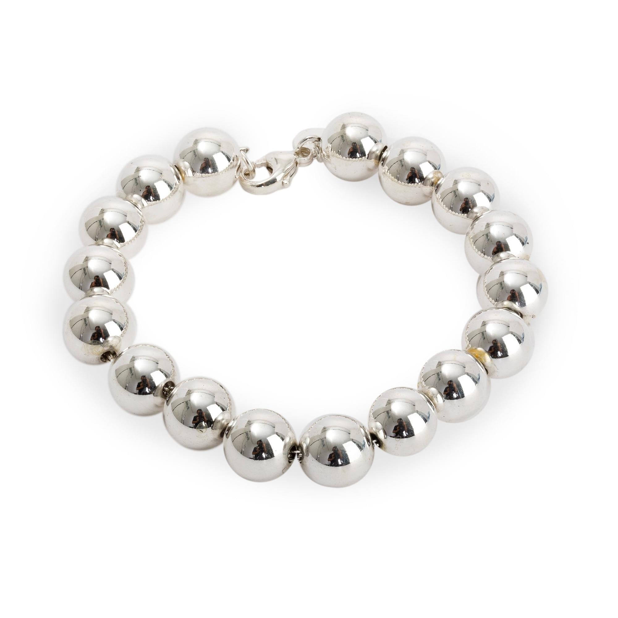 Tiffany & Co. Sterling Silver 10 mm HardWear Ball Bracelet
