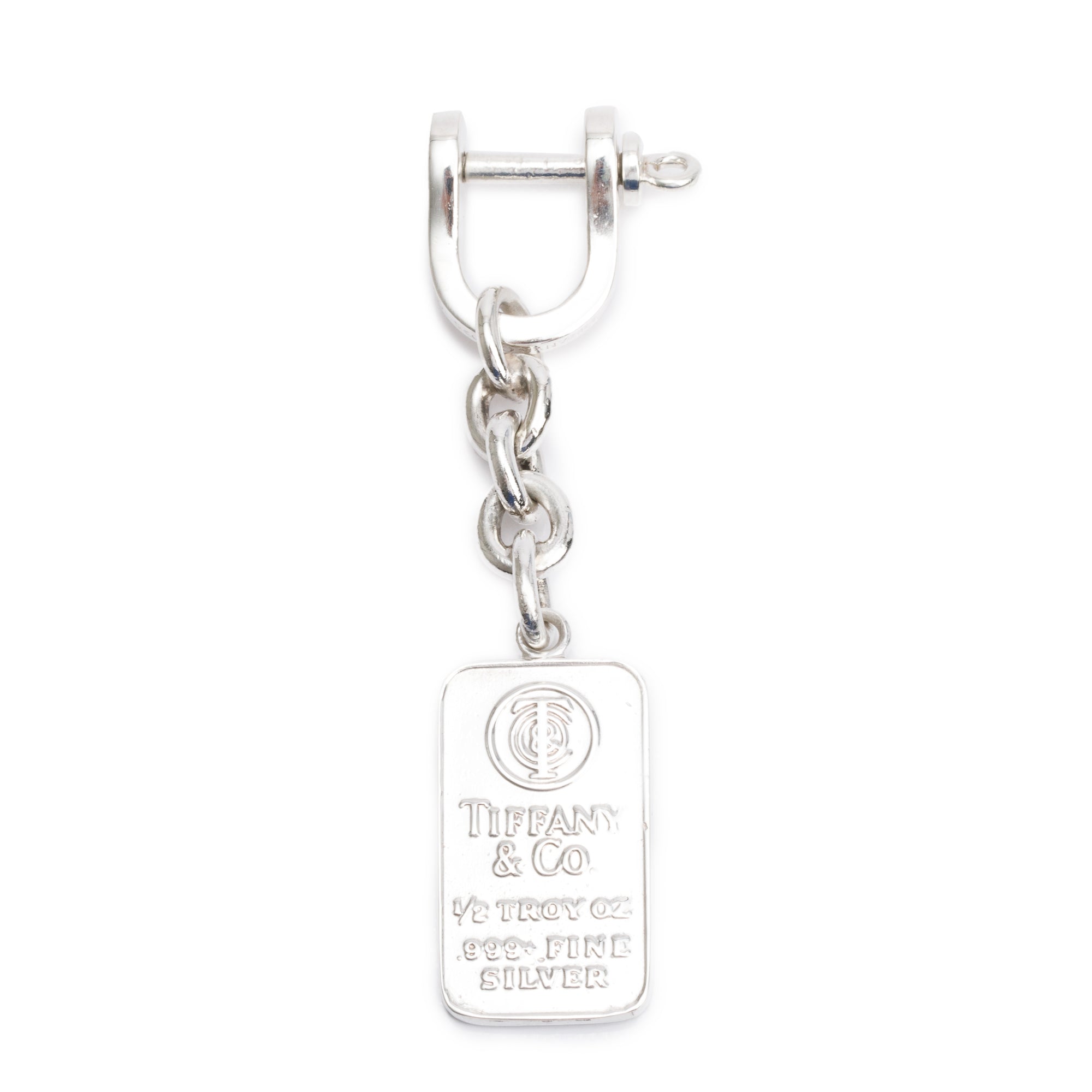 Tiffany & Co. Sterling Silver 1/2 Troy Oz .999 Silver Keychain