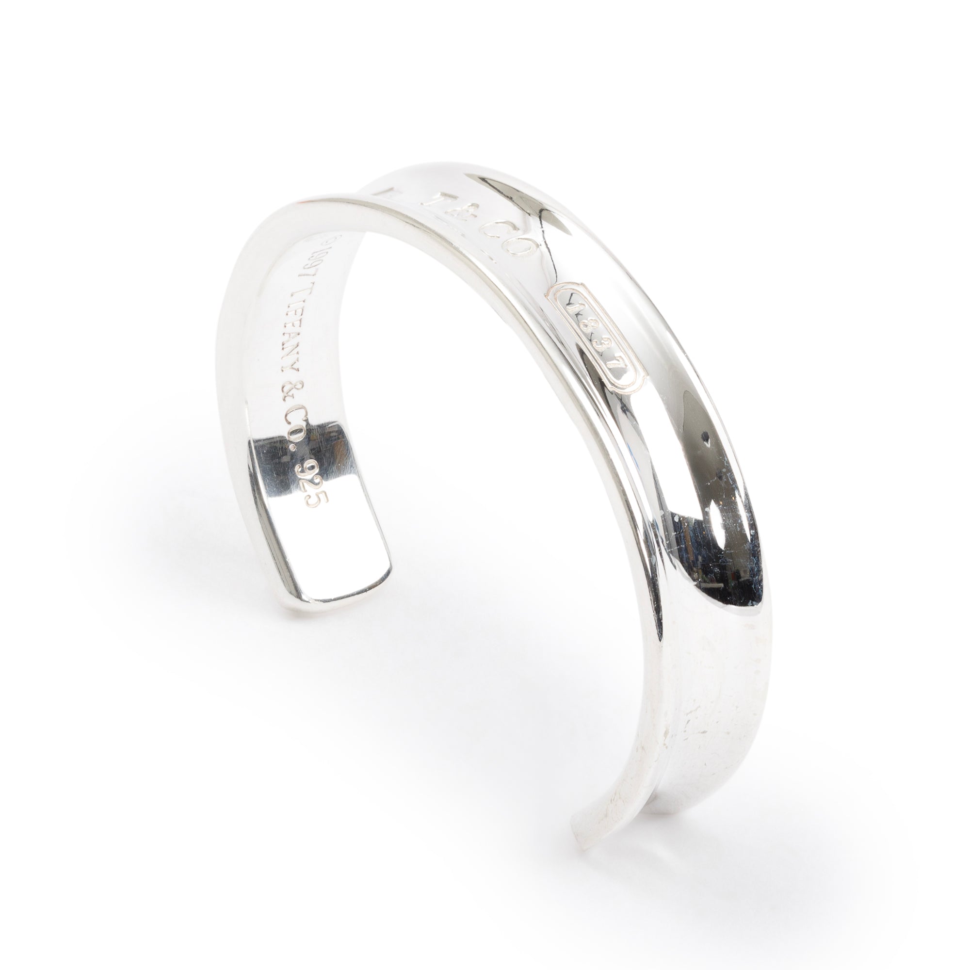 Tiffany & Co. Sterling Silver 1837 12 MM Cuff