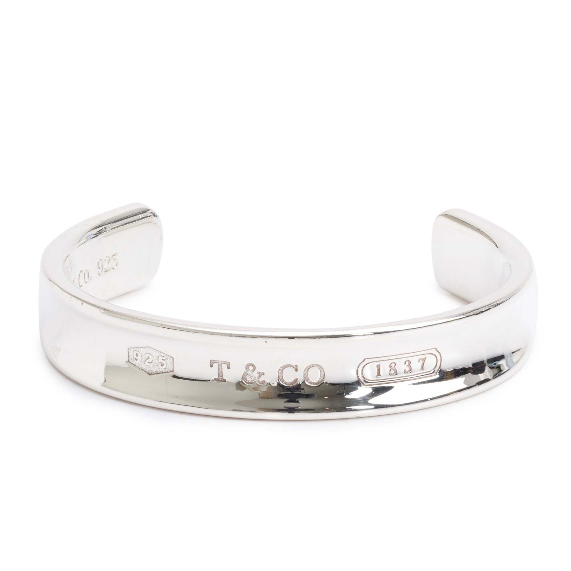 Tiffany & Co. Sterling Silver 1837 12 MM Cuff
