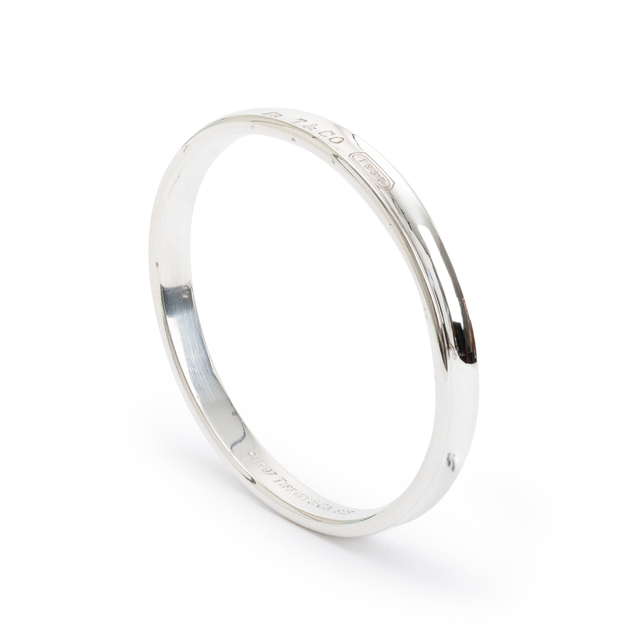 Tiffany & Co. Sterling Silver 1837 Bangle Bracelet
