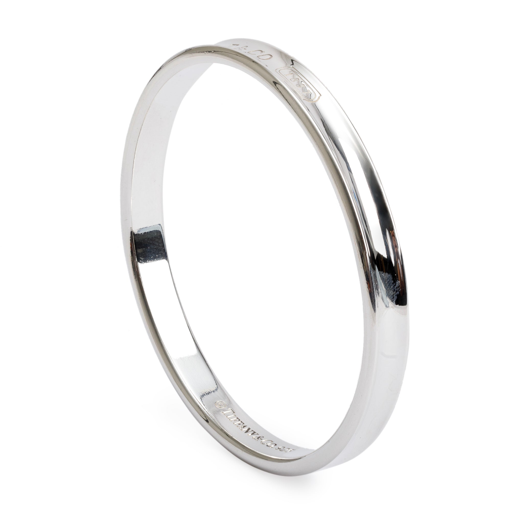 Tiffany & Co. Sterling Silver 1837 Bangle Bracelet
