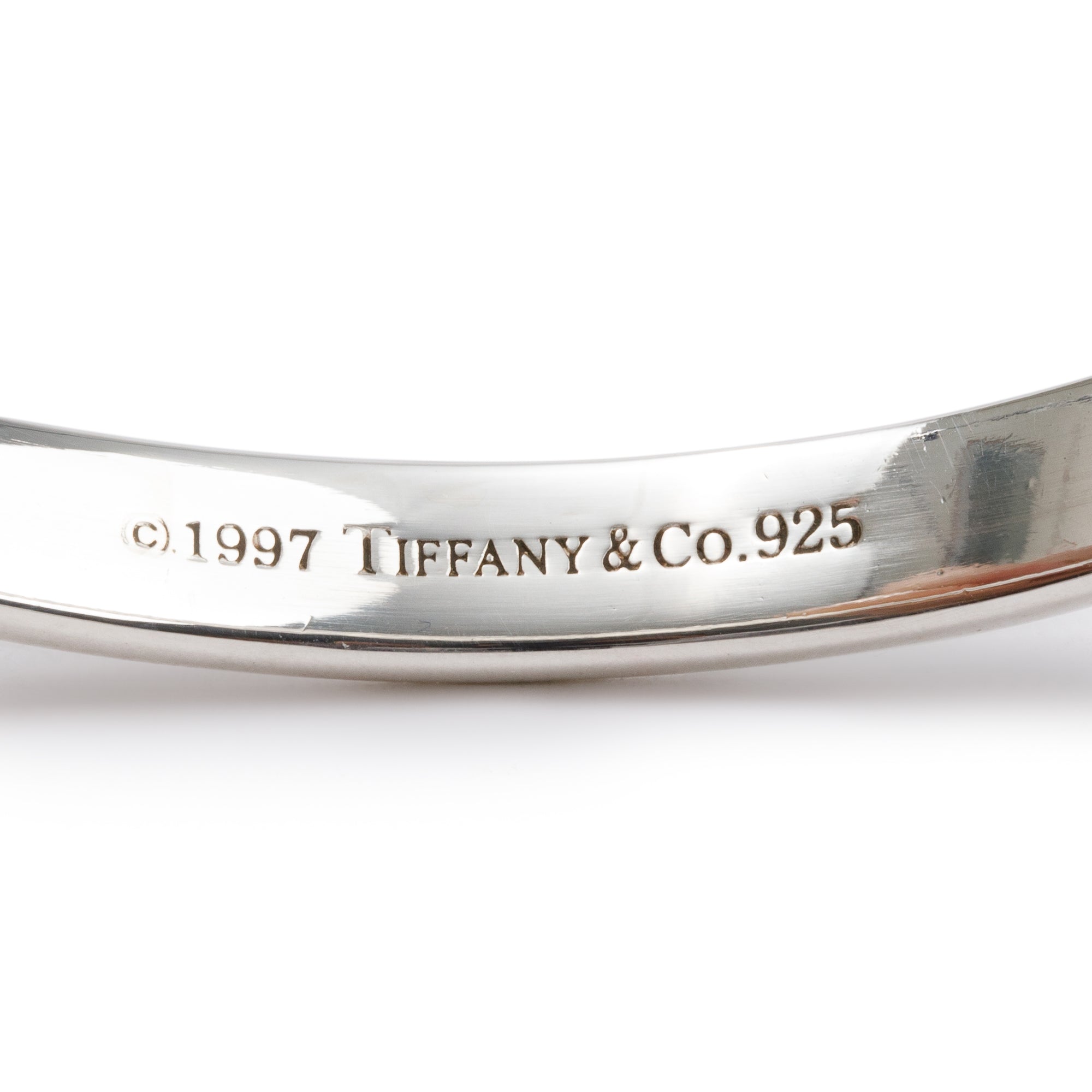 Tiffany & Co. Sterling Silver 1837 Bangle Bracelet w/ Box