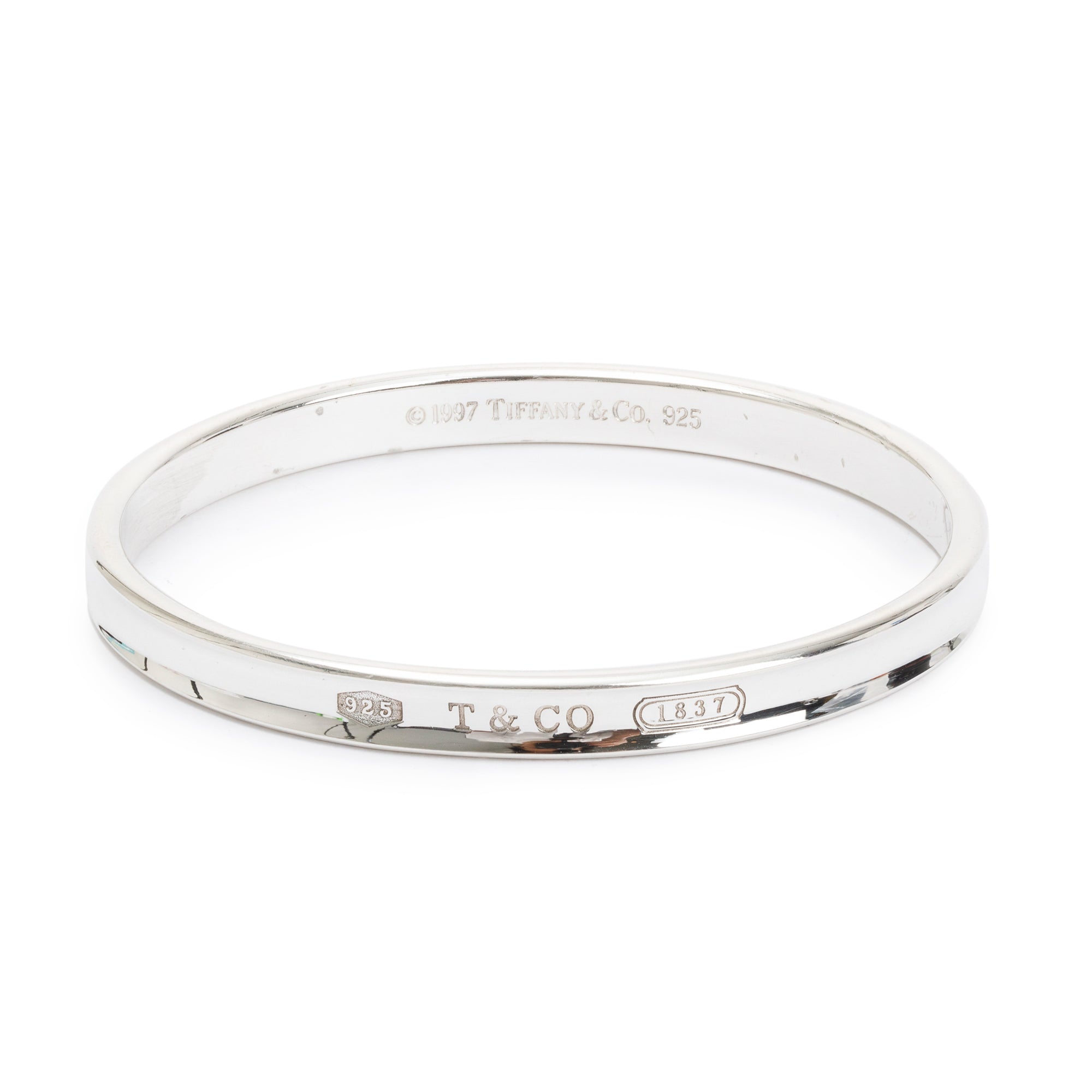 Tiffany & Co. Sterling Silver 1837 Bangle Bracelet
