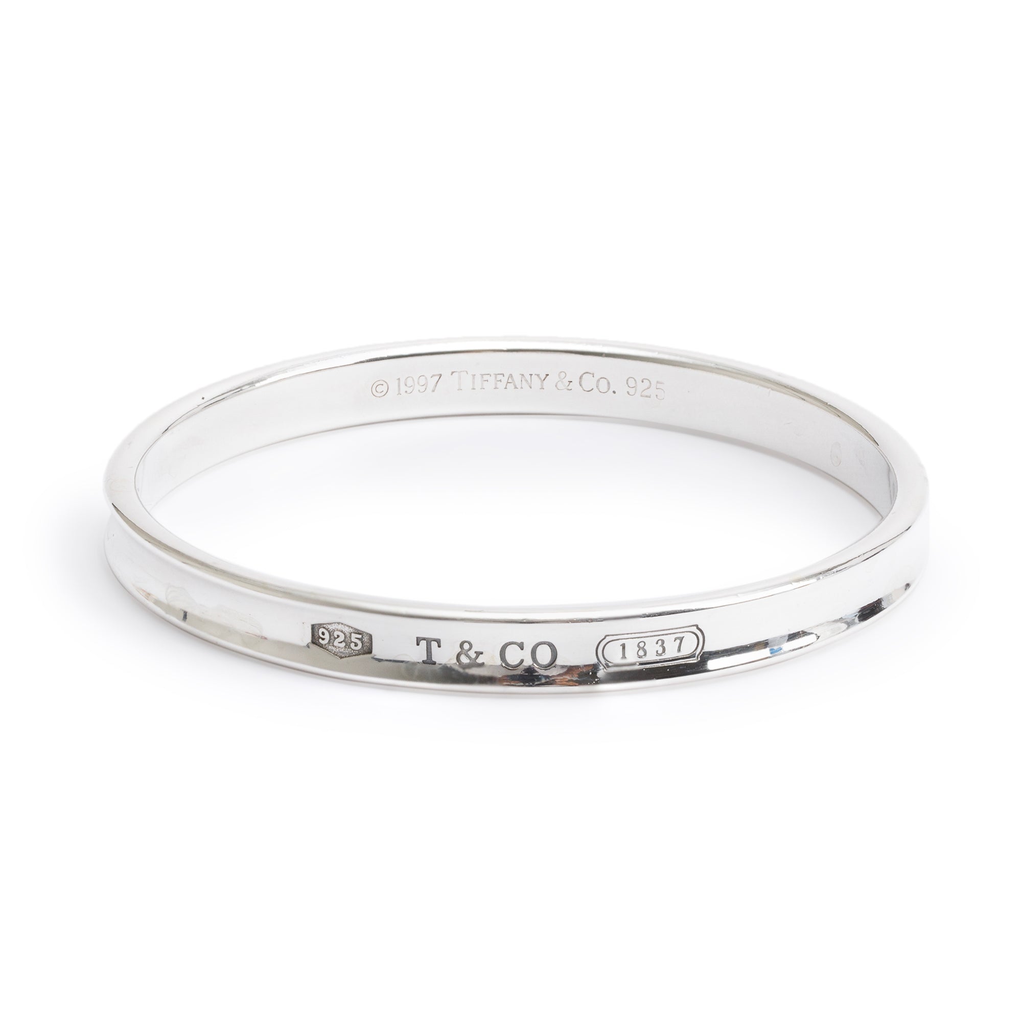 Tiffany & Co. Sterling Silver 1837 Bangle Bracelet