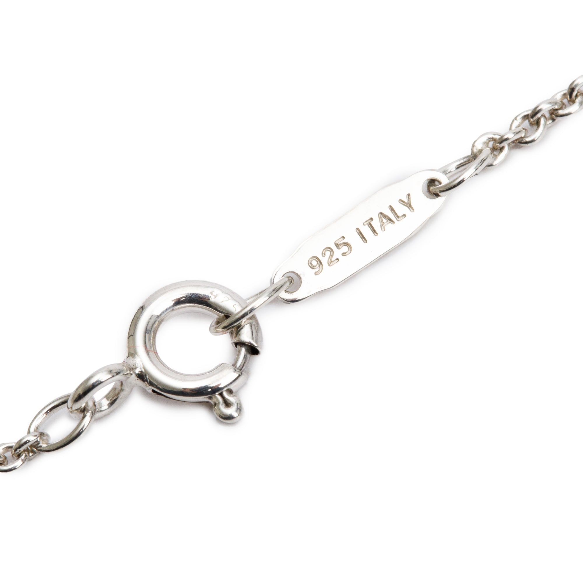 Tiffany & Co. Sterling Silver 1837 Circle Triple Drop Pendant Necklace