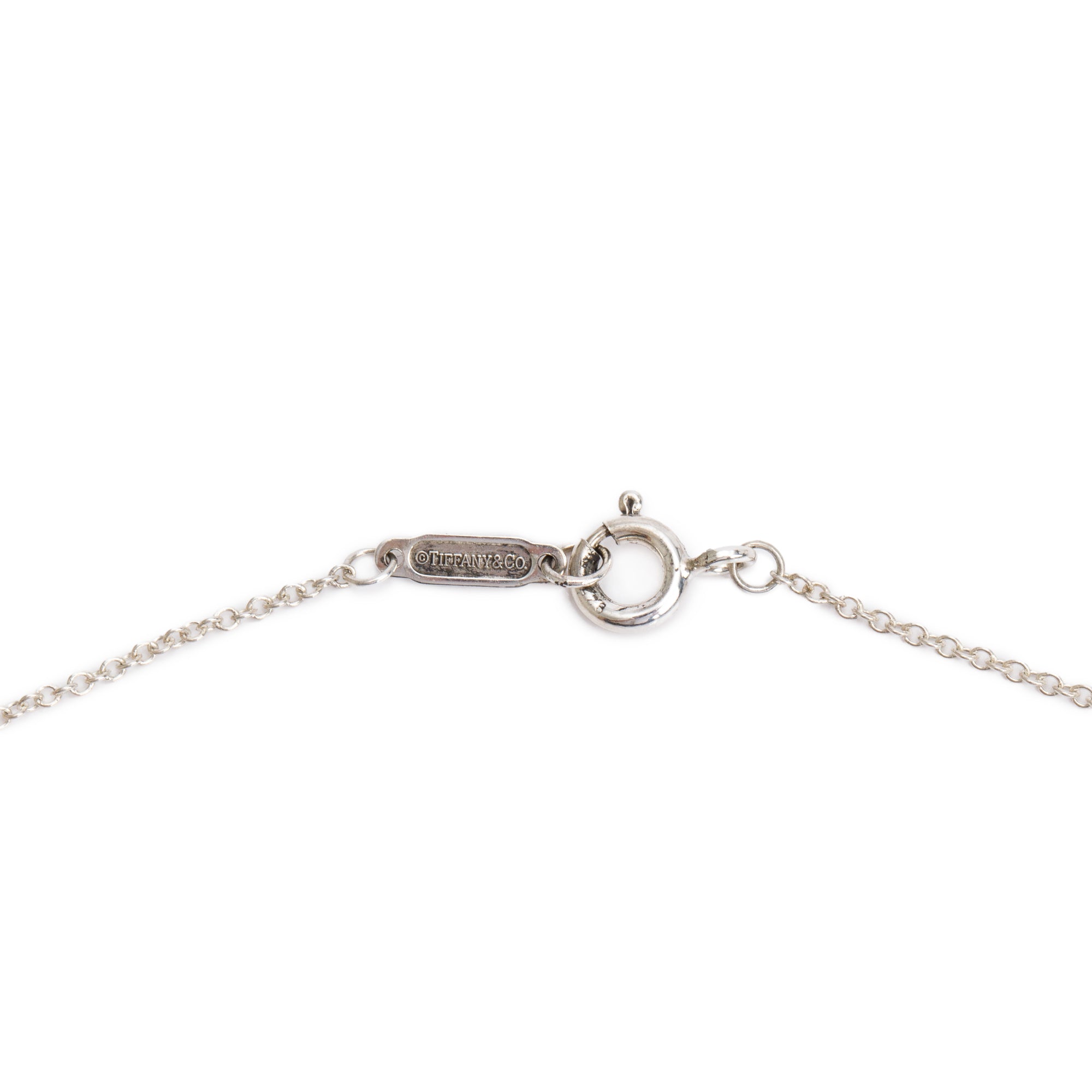 Tiffany & Co. Sterling Silver 1837 Horseshoe Pendant Necklace