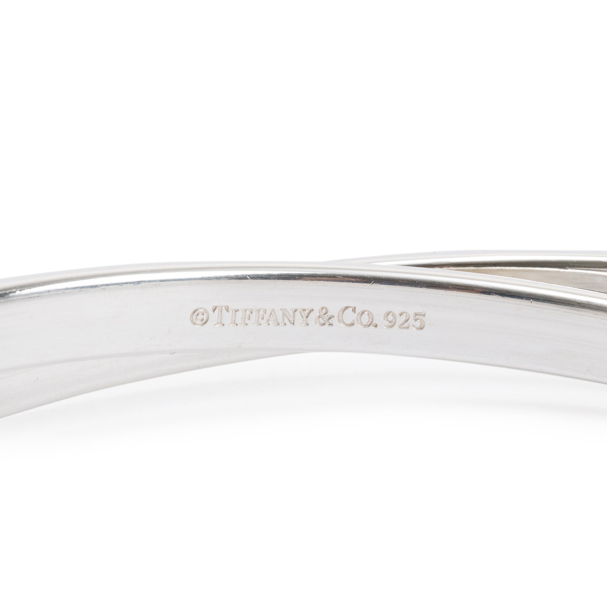 Tiffany & Co. Sterling Silver 1837 Interlocking Circles Bangle