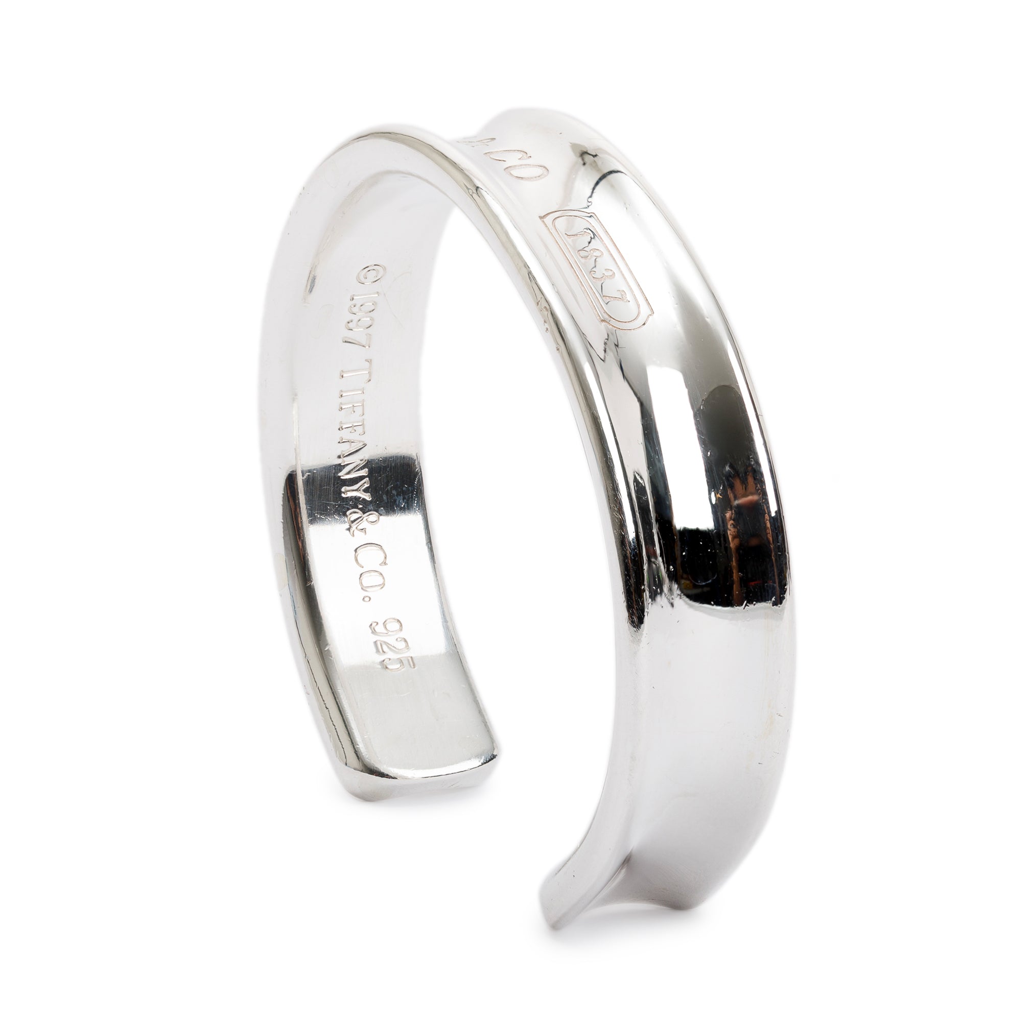 Tiffany & Co. Sterling Silver 1837 Narrow 12 MM Cuff