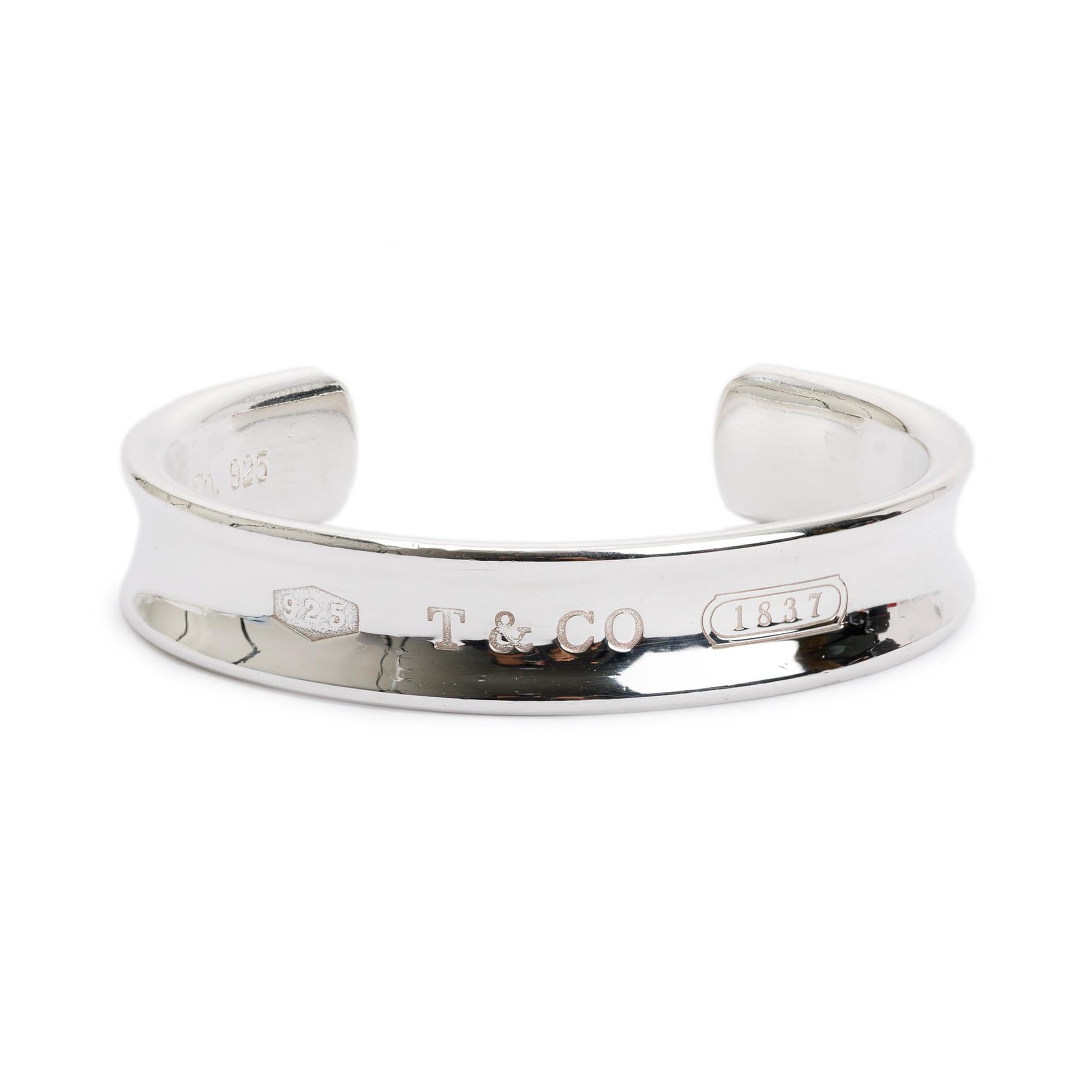 Tiffany & Co. Sterling Silver 1837 Narrow 12 MM Cuff