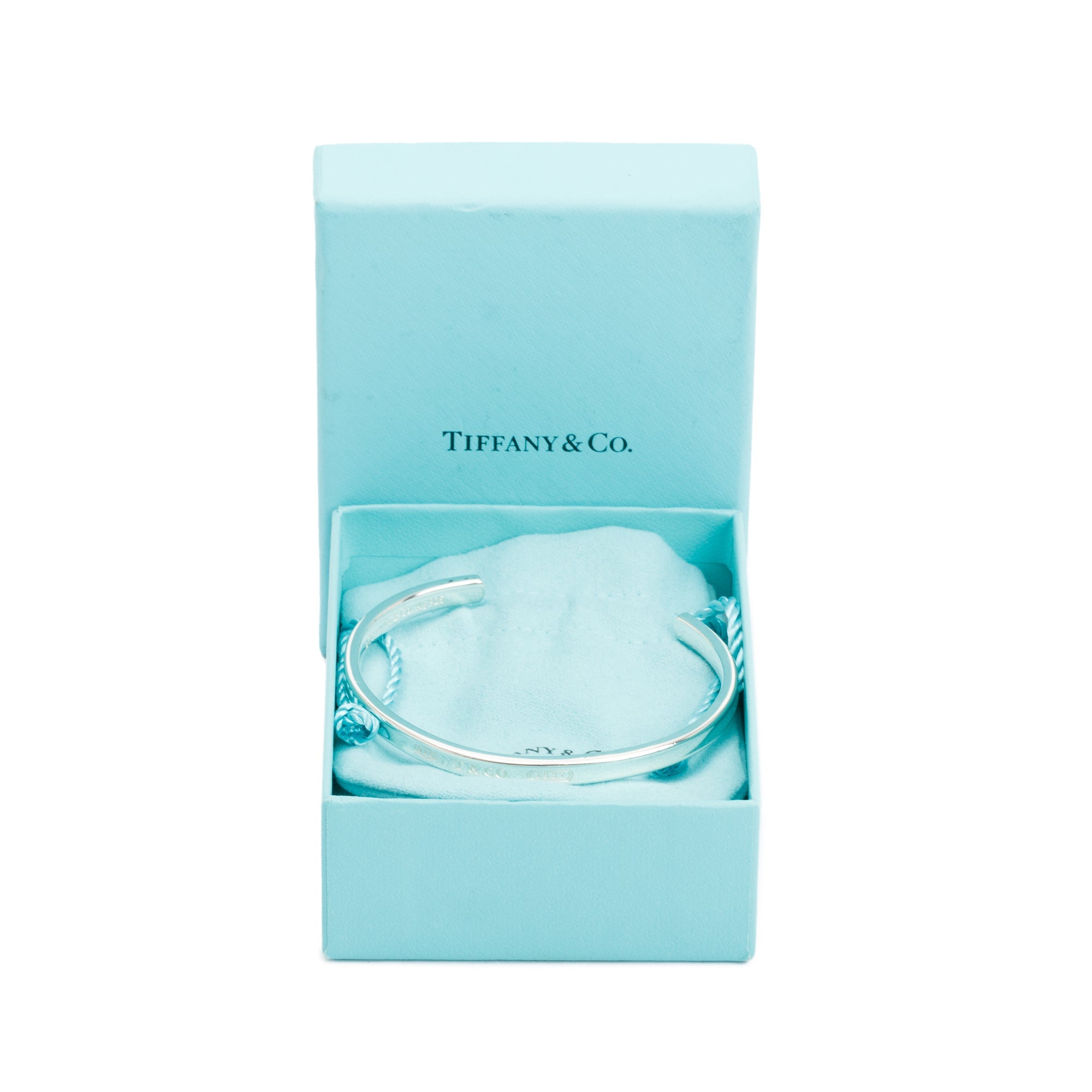 Tiffany & Co. Sterling Silver 1837 Narrow 5 MM Cuff w/ Box